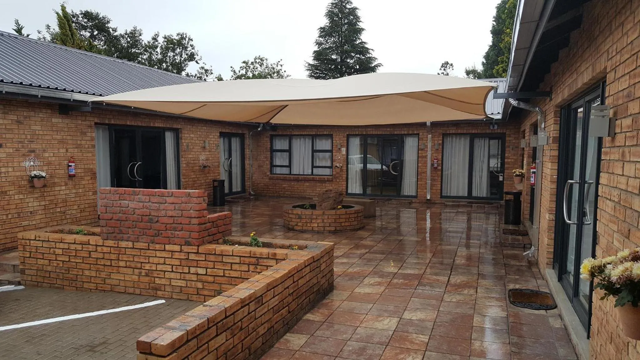 Patio in The Green Olive Guesthouse