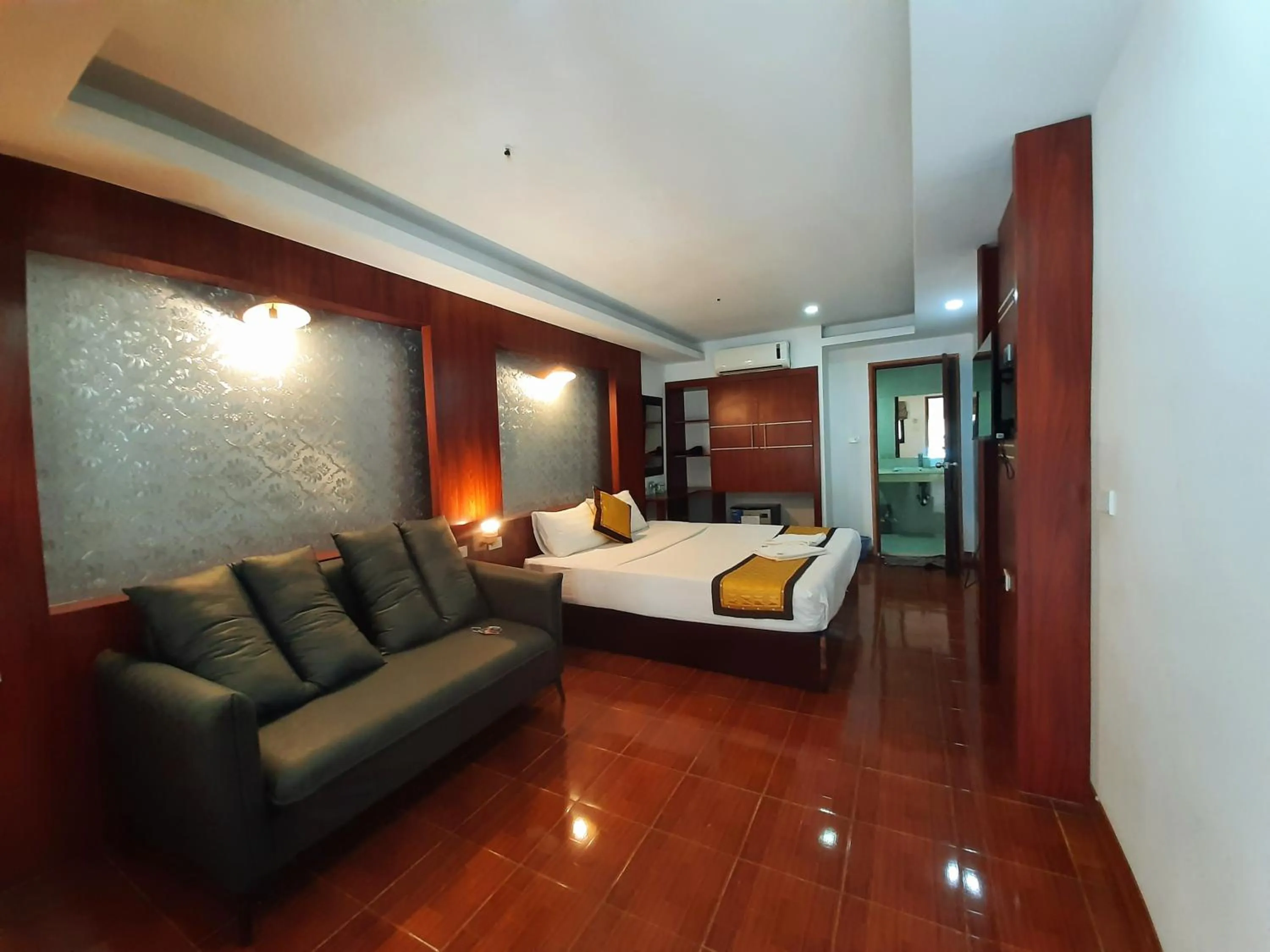 Bedroom, Bed in Vangvieng Rock Backpacker Rooftop Hostel