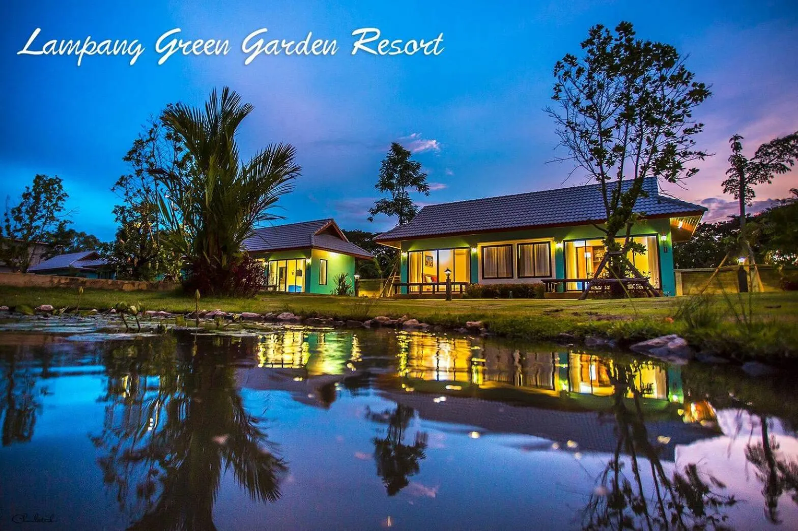 Property building in Lampang Green Garden Resort