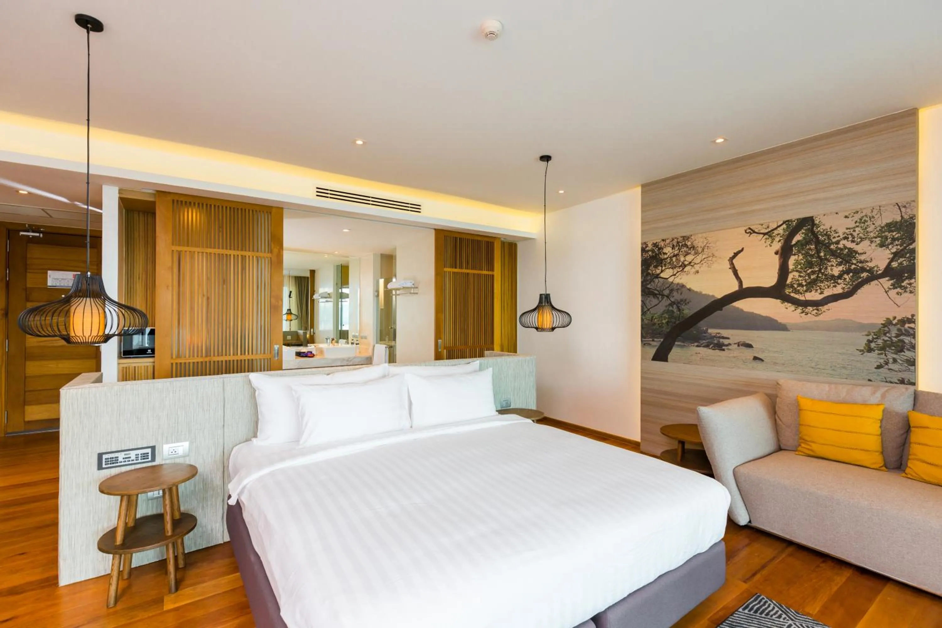 Photo of the whole room, Bed in Wyndham Grand Phuket Kalim Bay
