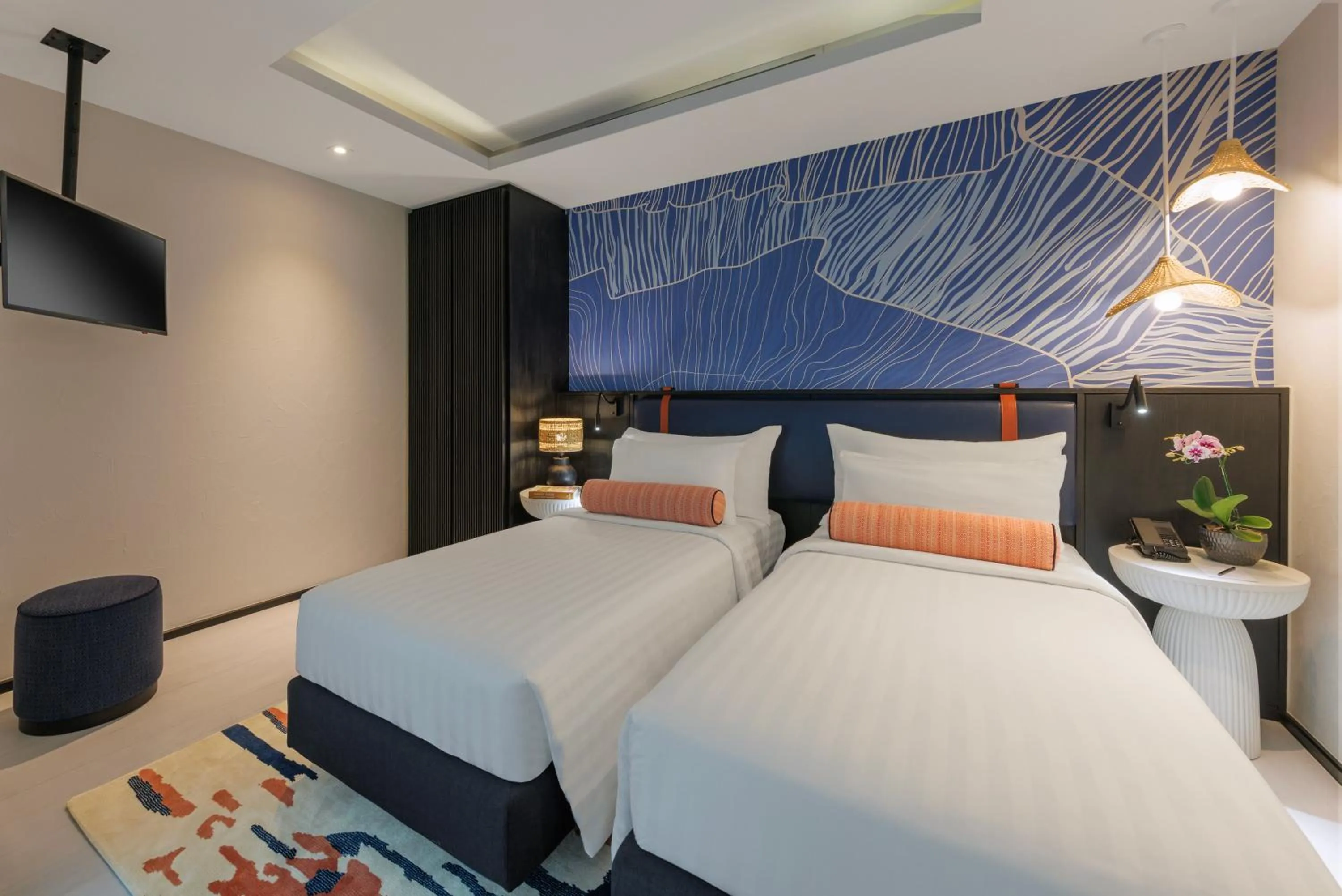 Bedroom, Bed in Wyndham Grand Phuket Kalim Bay