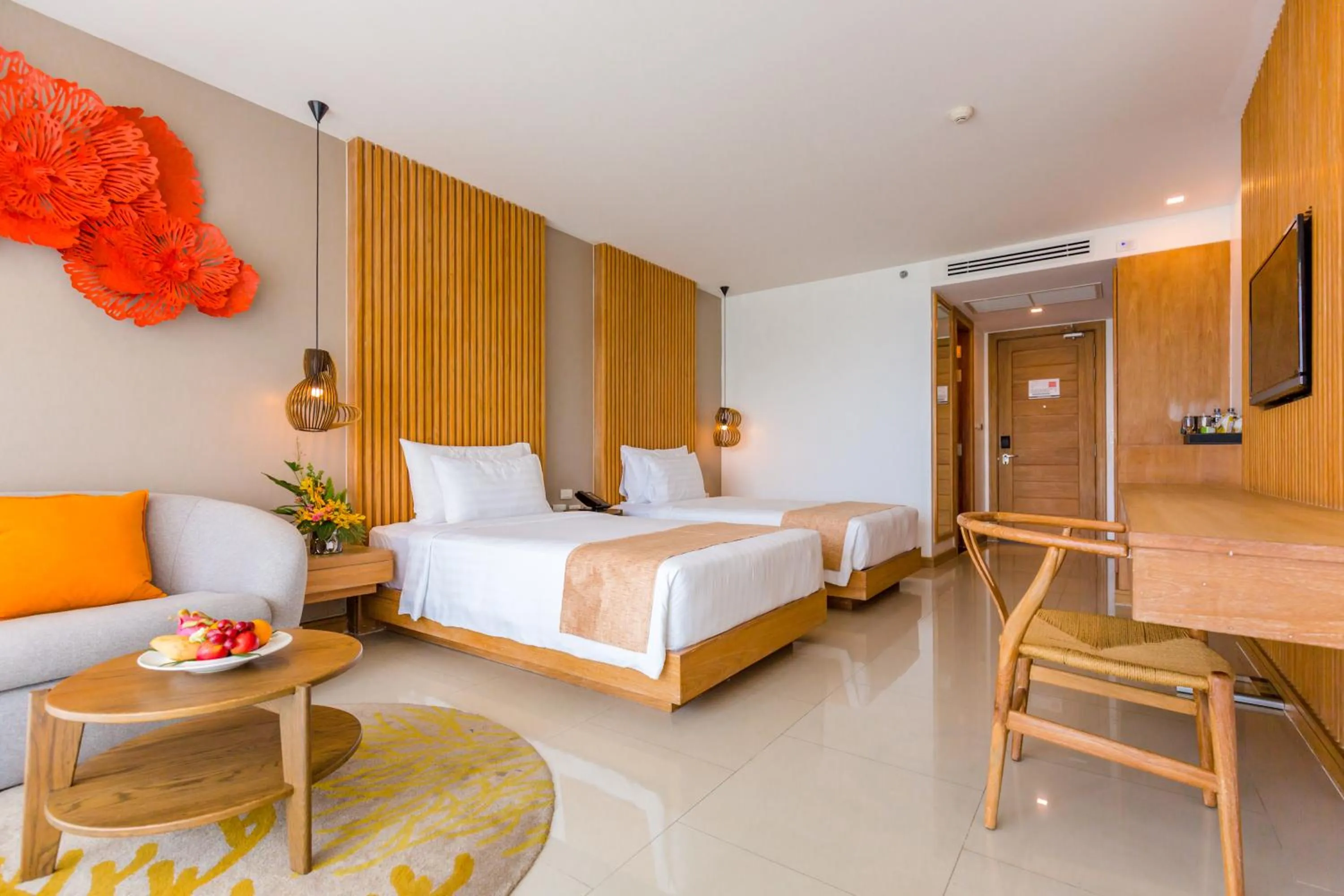 Bed in Wyndham Grand Phuket Kalim Bay