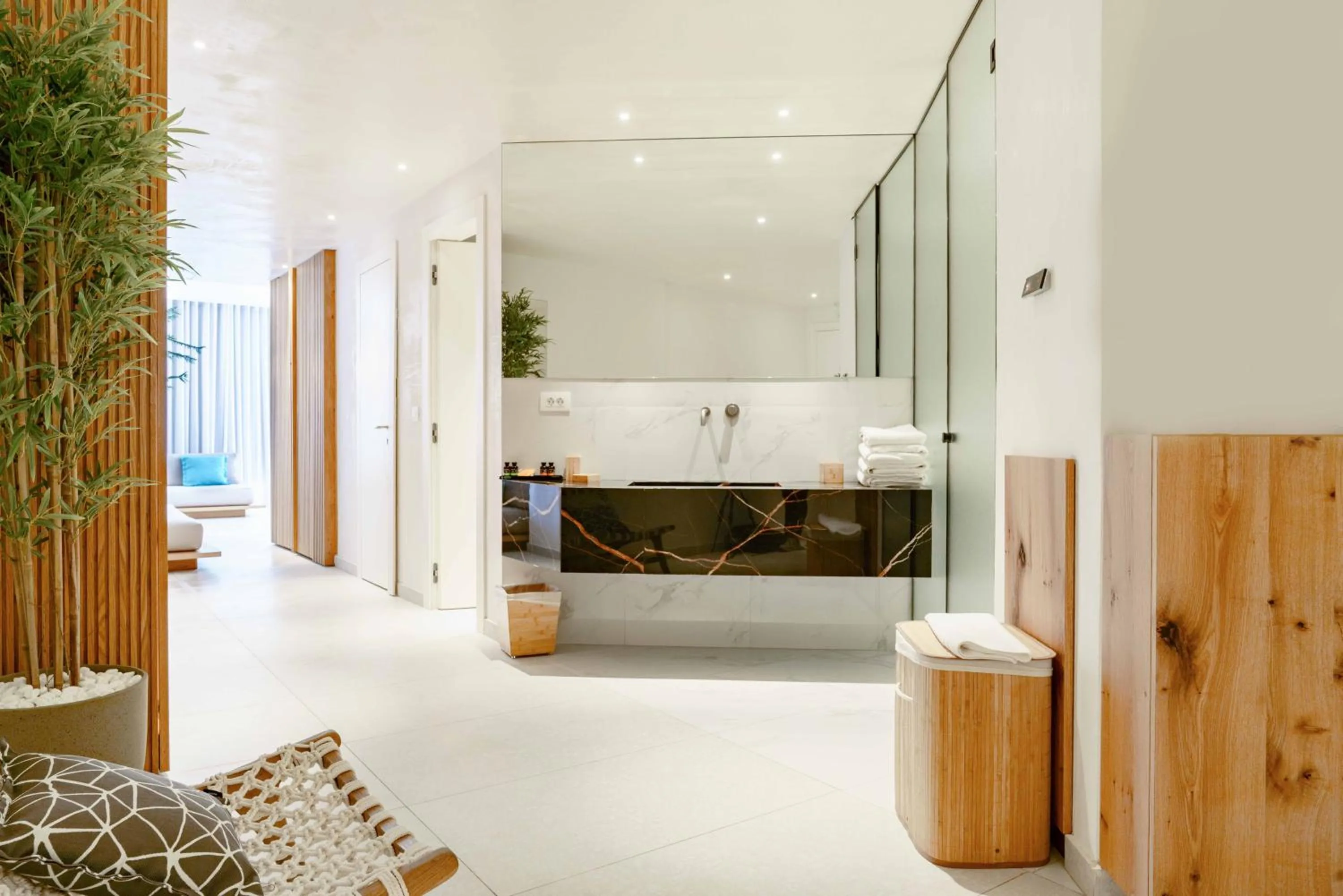 Bedroom in Mykonos Dove Beachfront Hotel