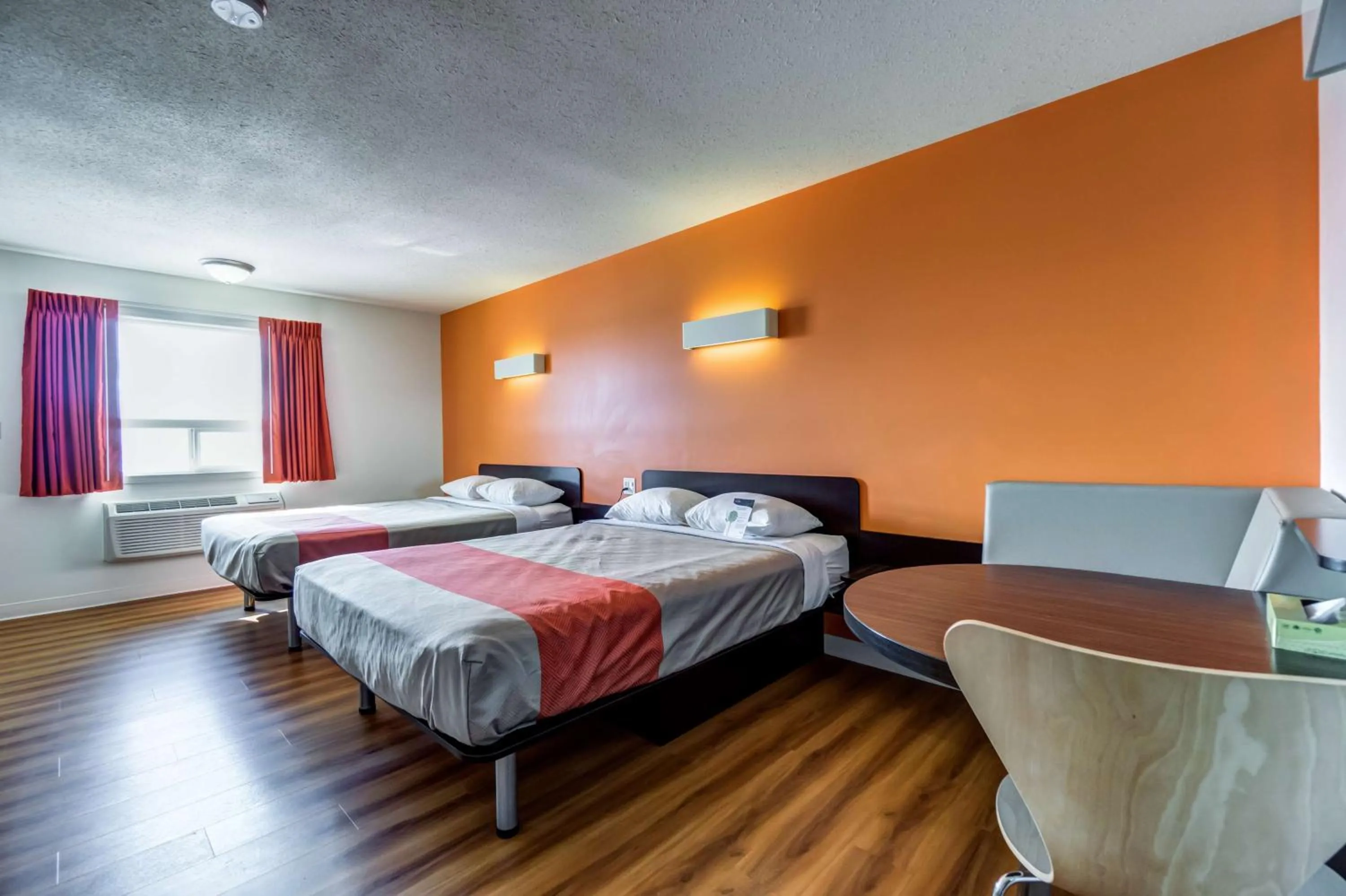 Photo of the whole room, Bed in Motel 6-Fort Nelson, BC