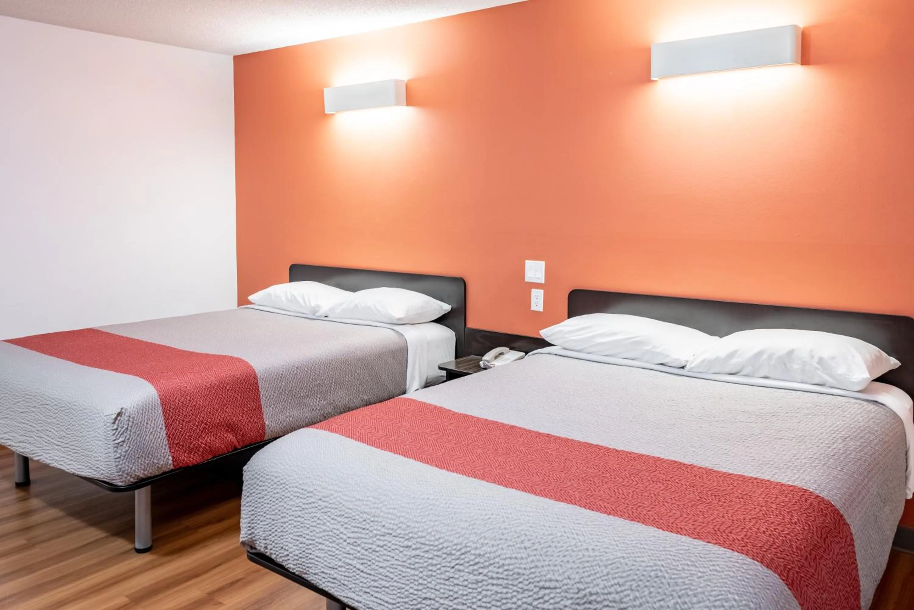 Bed in Motel 6-Fort Nelson, BC