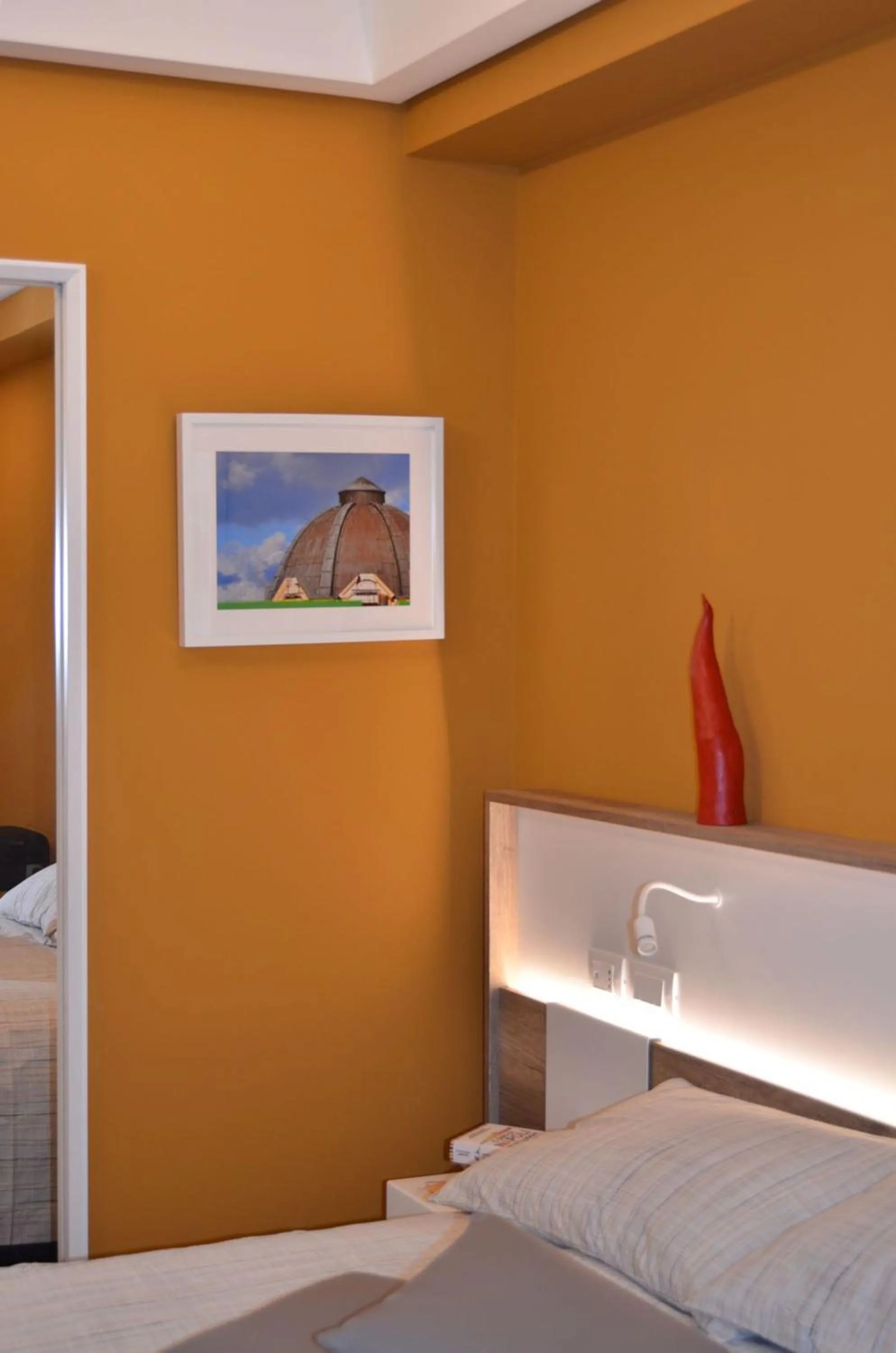 Decorative detail, Bed in In Centro B&B