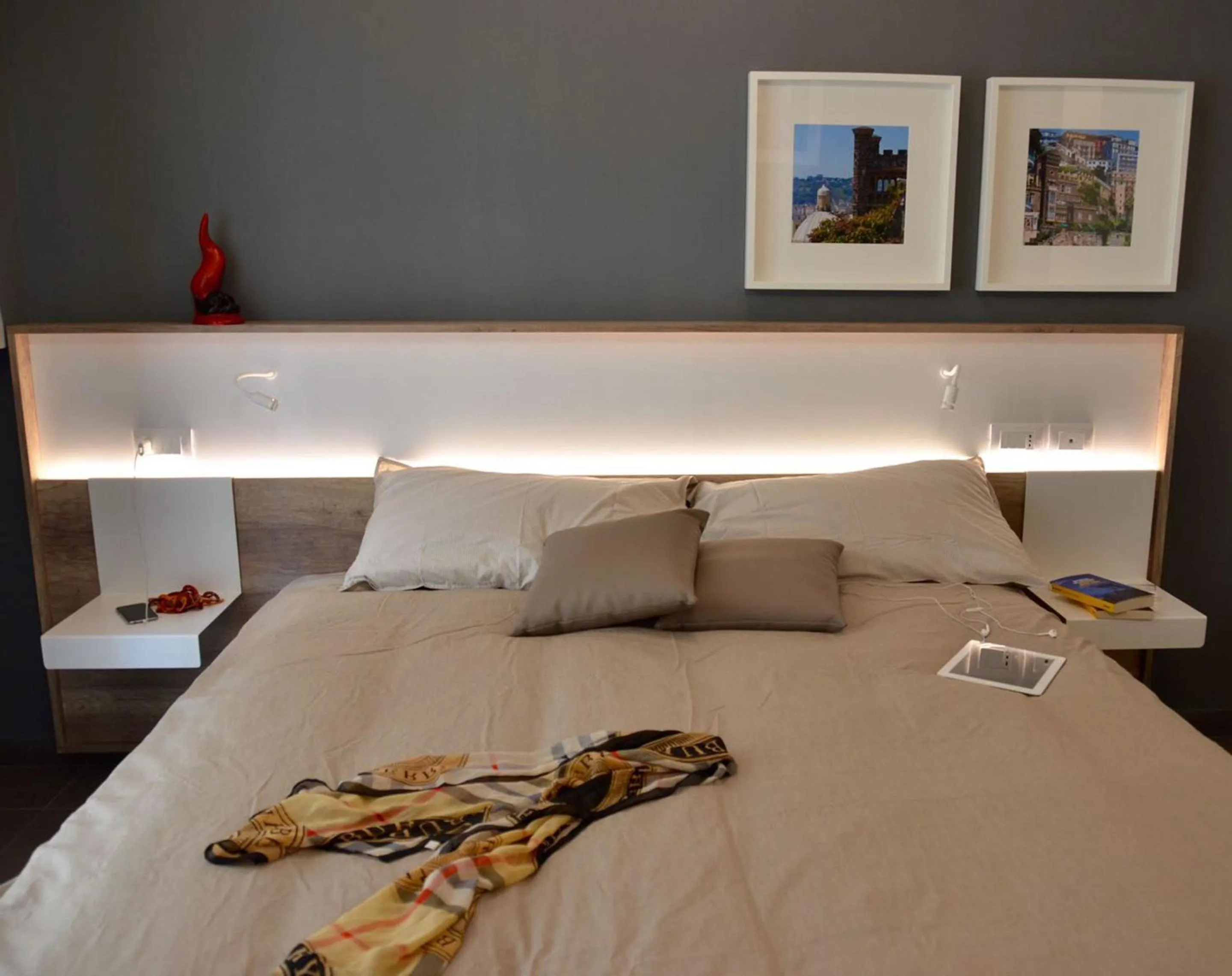 Bedroom, Bed in In Centro B&B