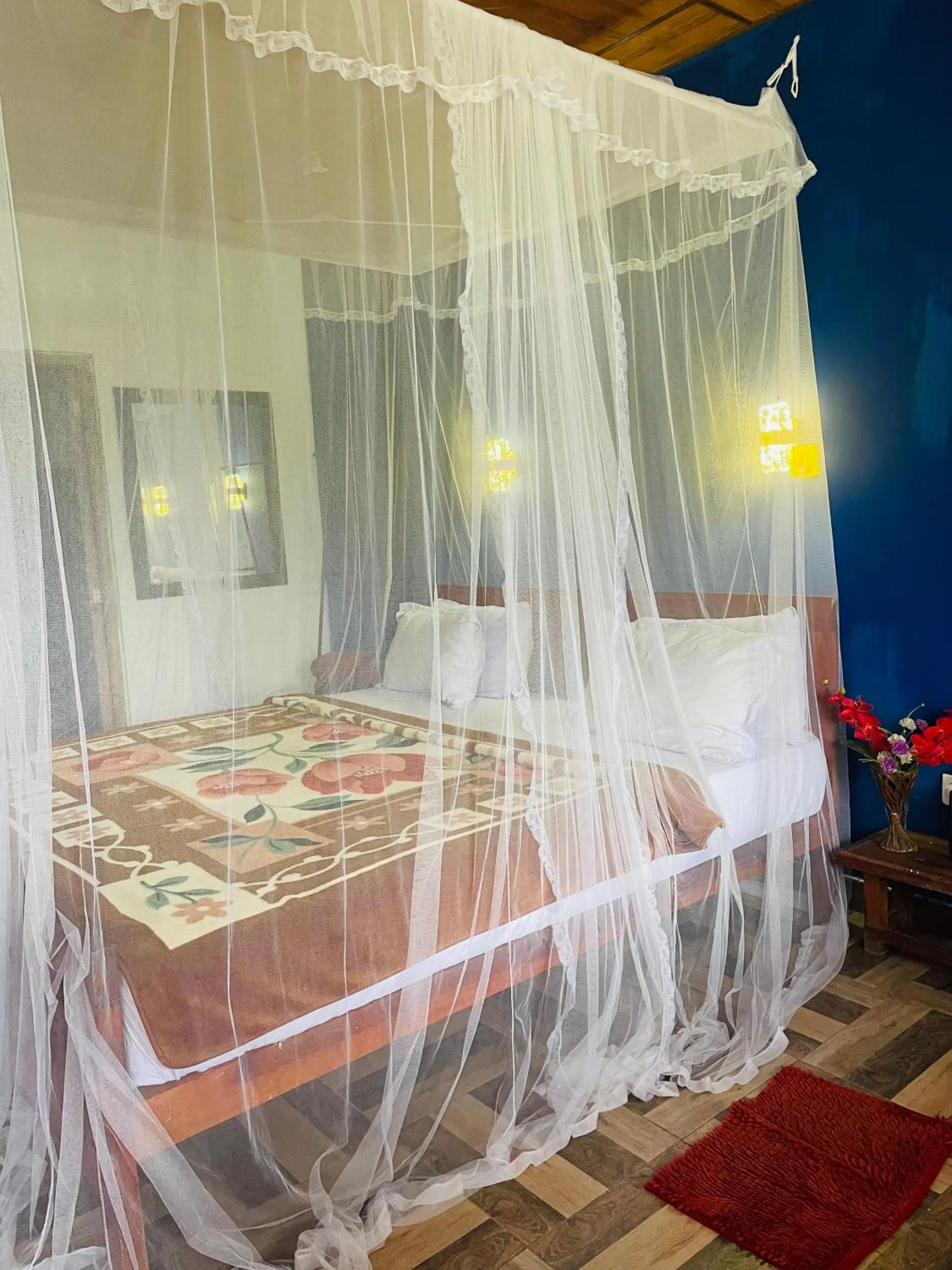 Bed in The Horizon Root Inn