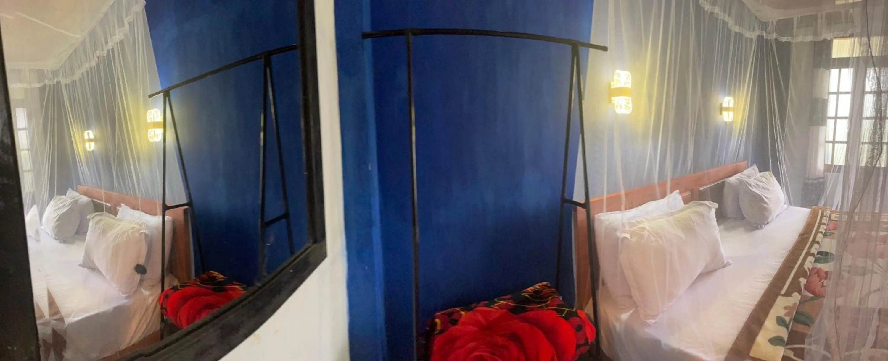 Bed in The Horizon Root Inn