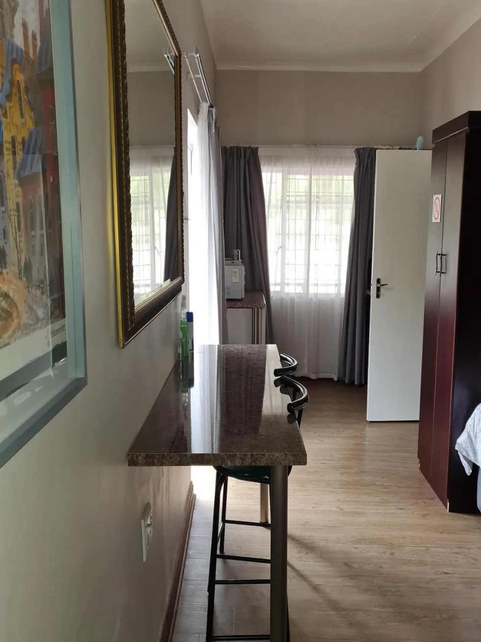 Dining area in Skietberg Lodge