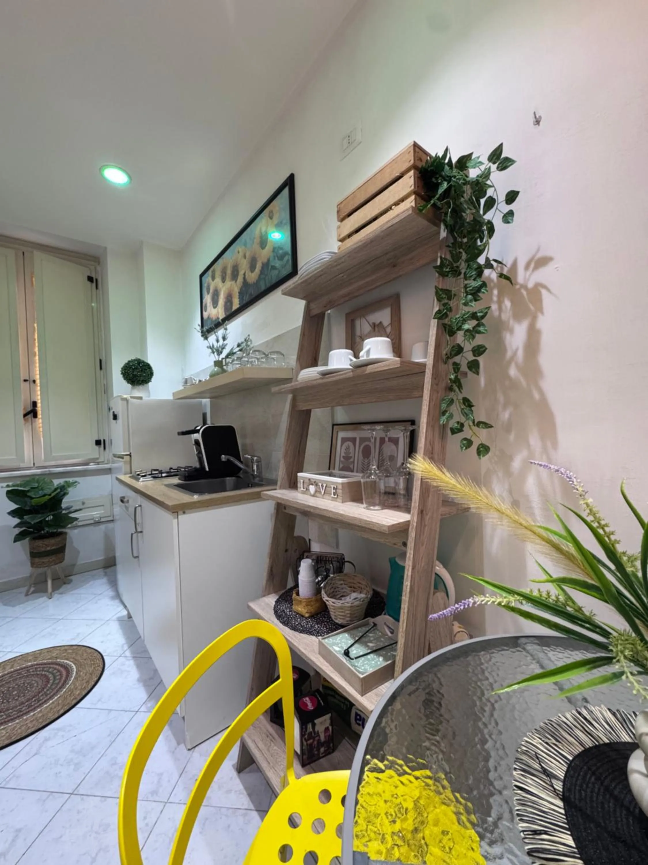 Kitchen or kitchenette in B&b La Ferrovia