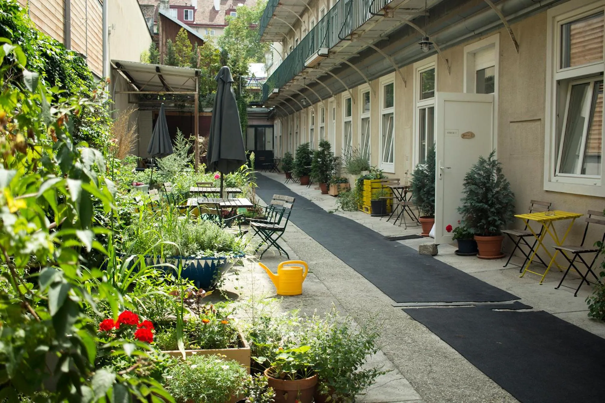 Patio in Metro Apartments Vienna