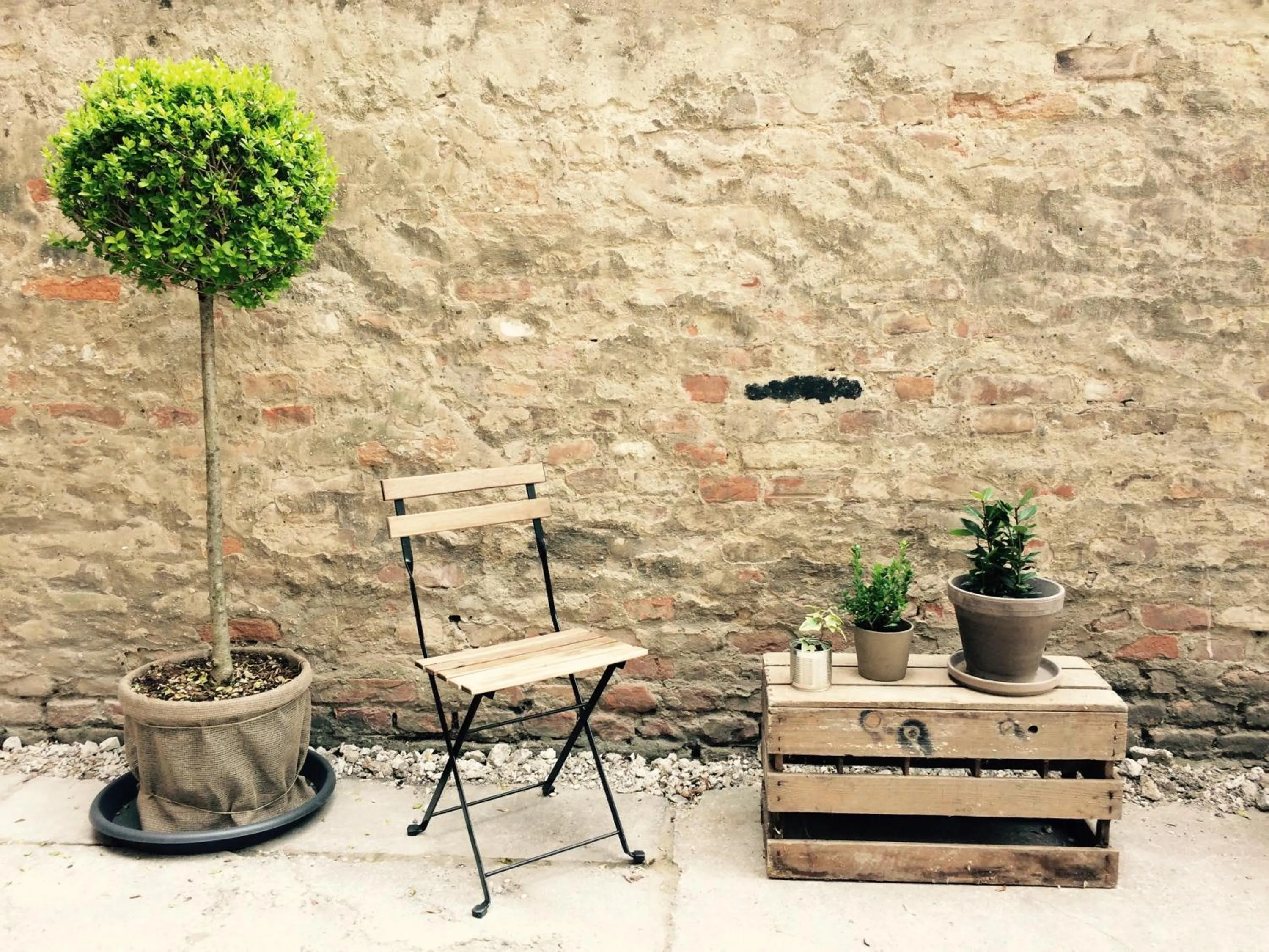 Patio in Metro Apartments Vienna