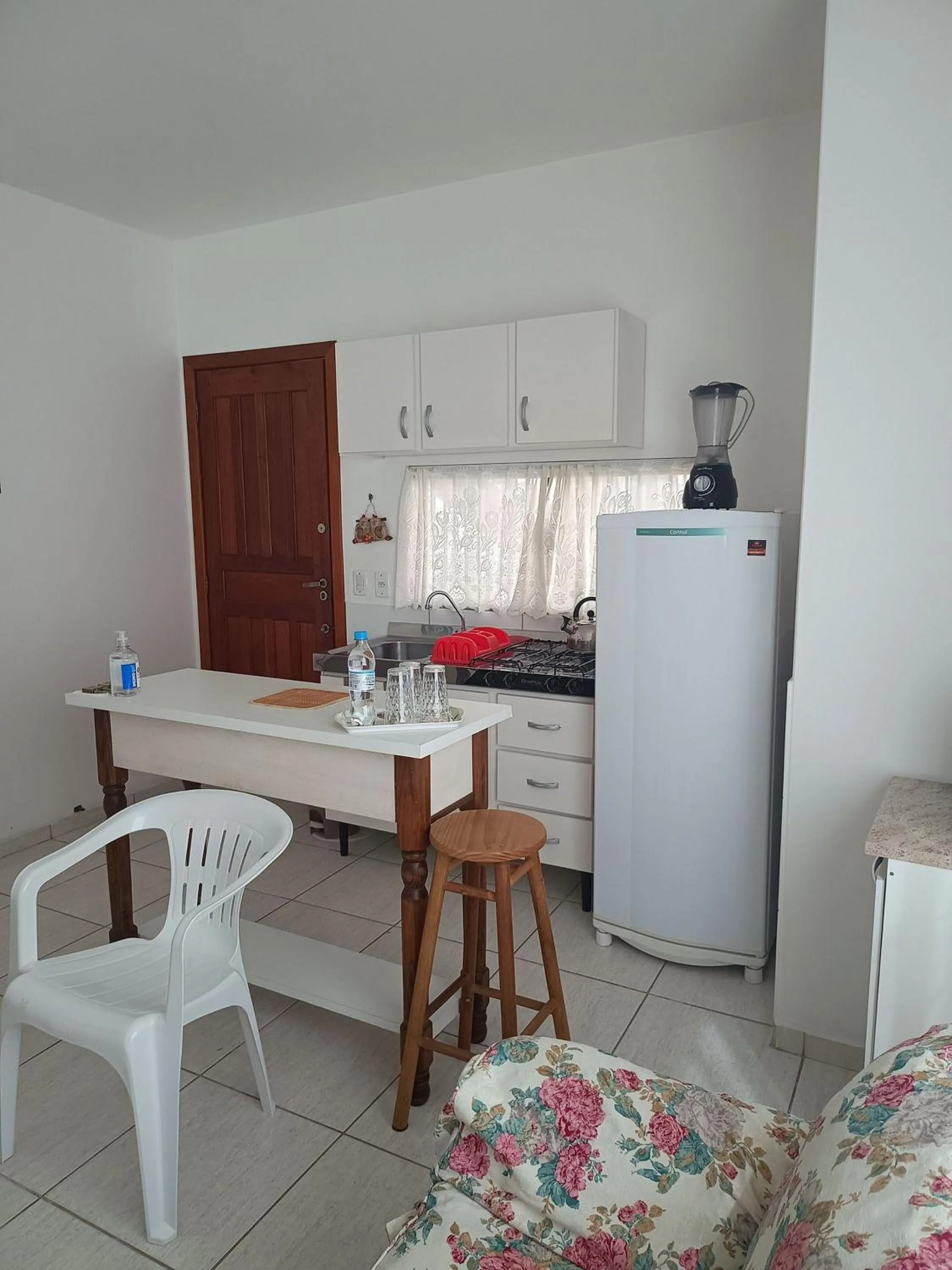 Kitchen or kitchenette in Studio Morro das Pedras