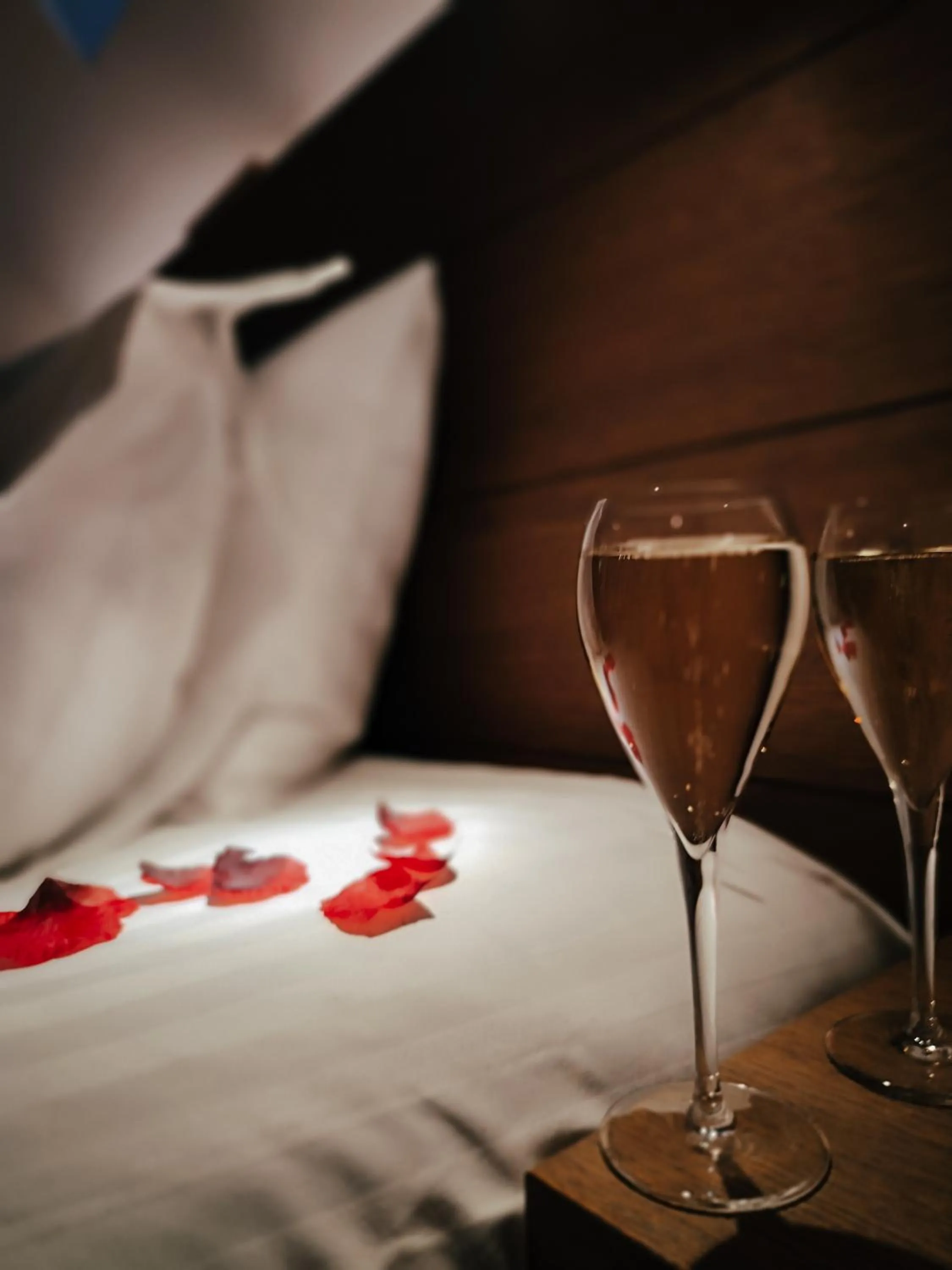 Bed in Hotel La Caleche