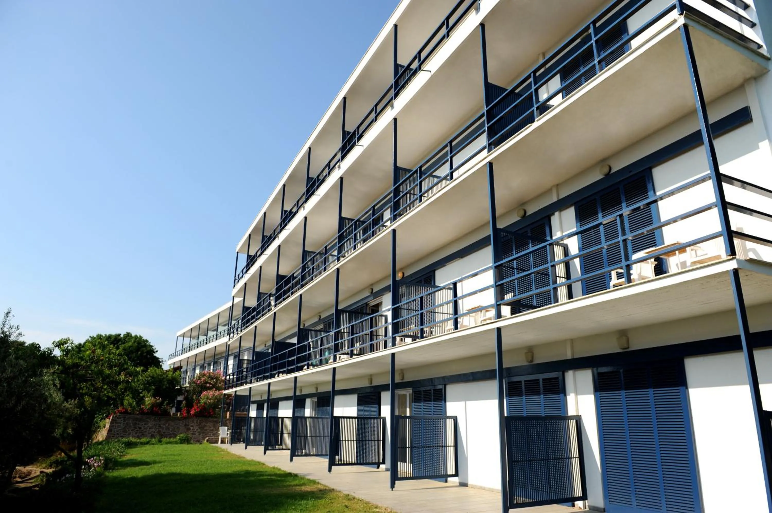 Bird's eye view in Delfinia Hotel & Bungalows