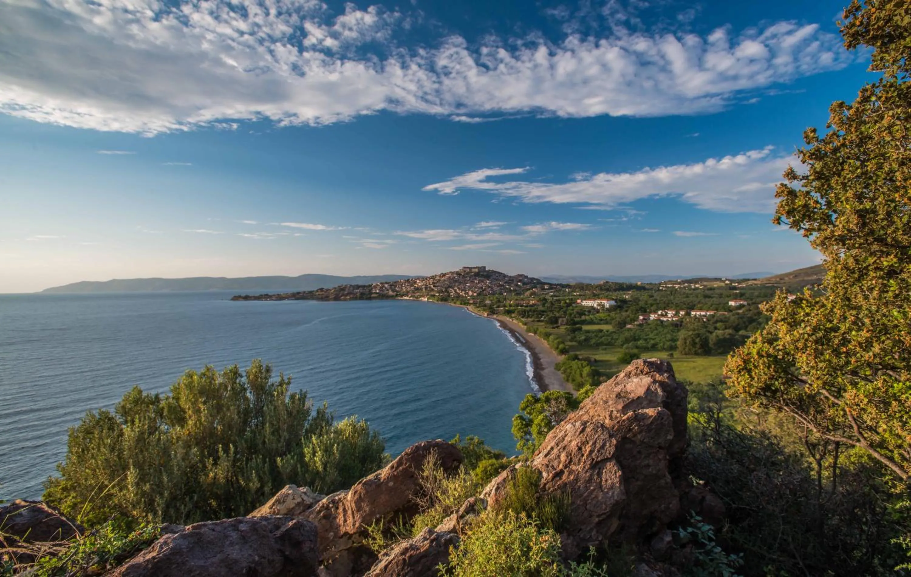 Sea view in Delfinia Hotel & Bungalows