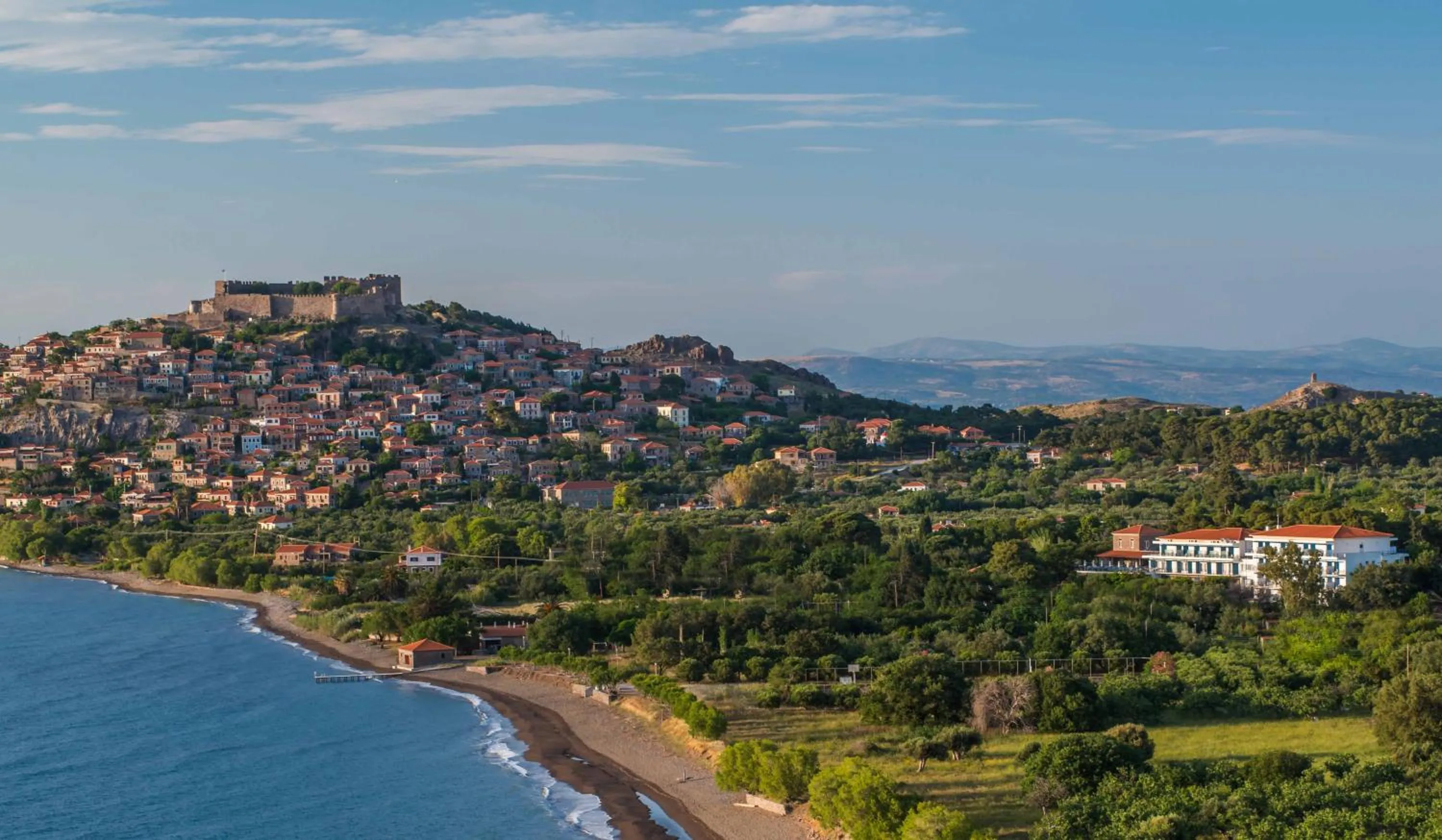 Bird's eye view in Delfinia Hotel & Bungalows