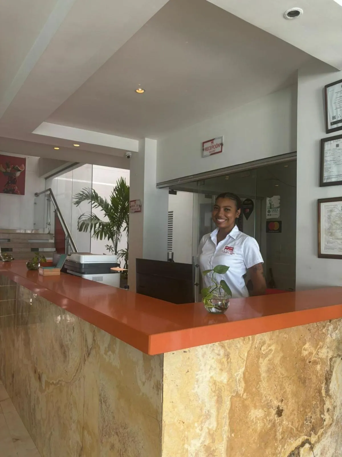 Staff in Hotel Isla Capri