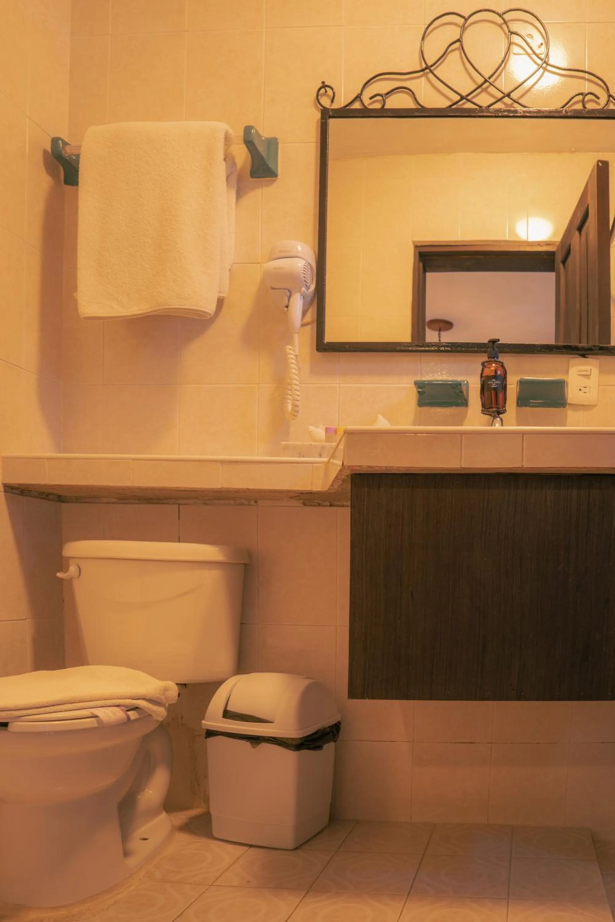 hair dryier in Hotel Tepeyac