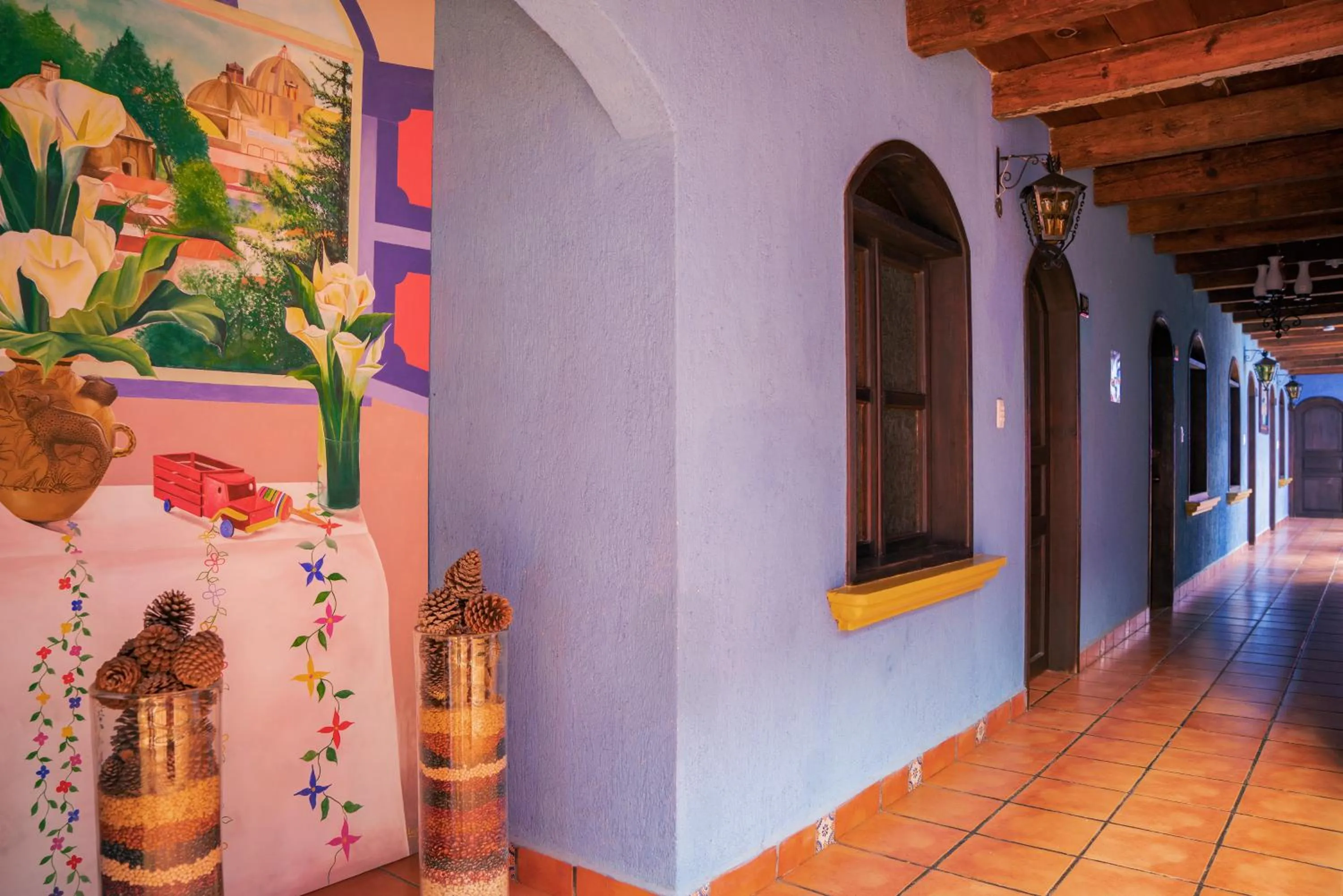 Decorative detail in Hotel Tepeyac