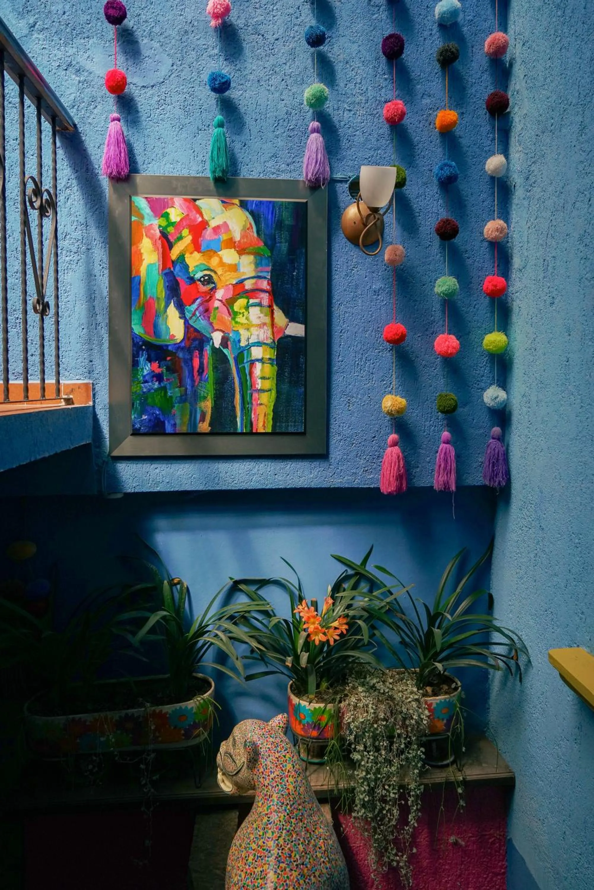 Decorative detail in Hotel Tepeyac