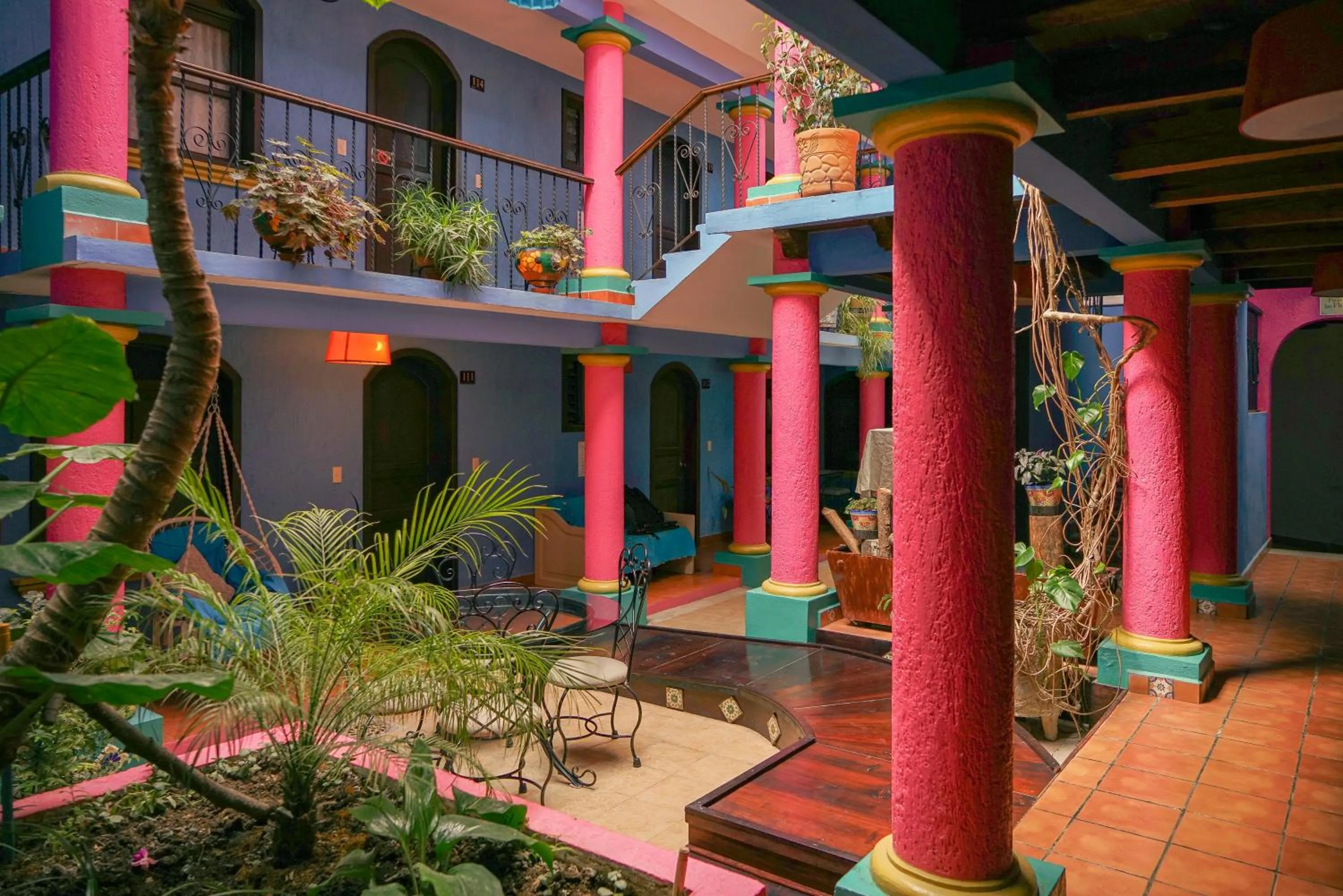 Patio in Hotel Tepeyac
