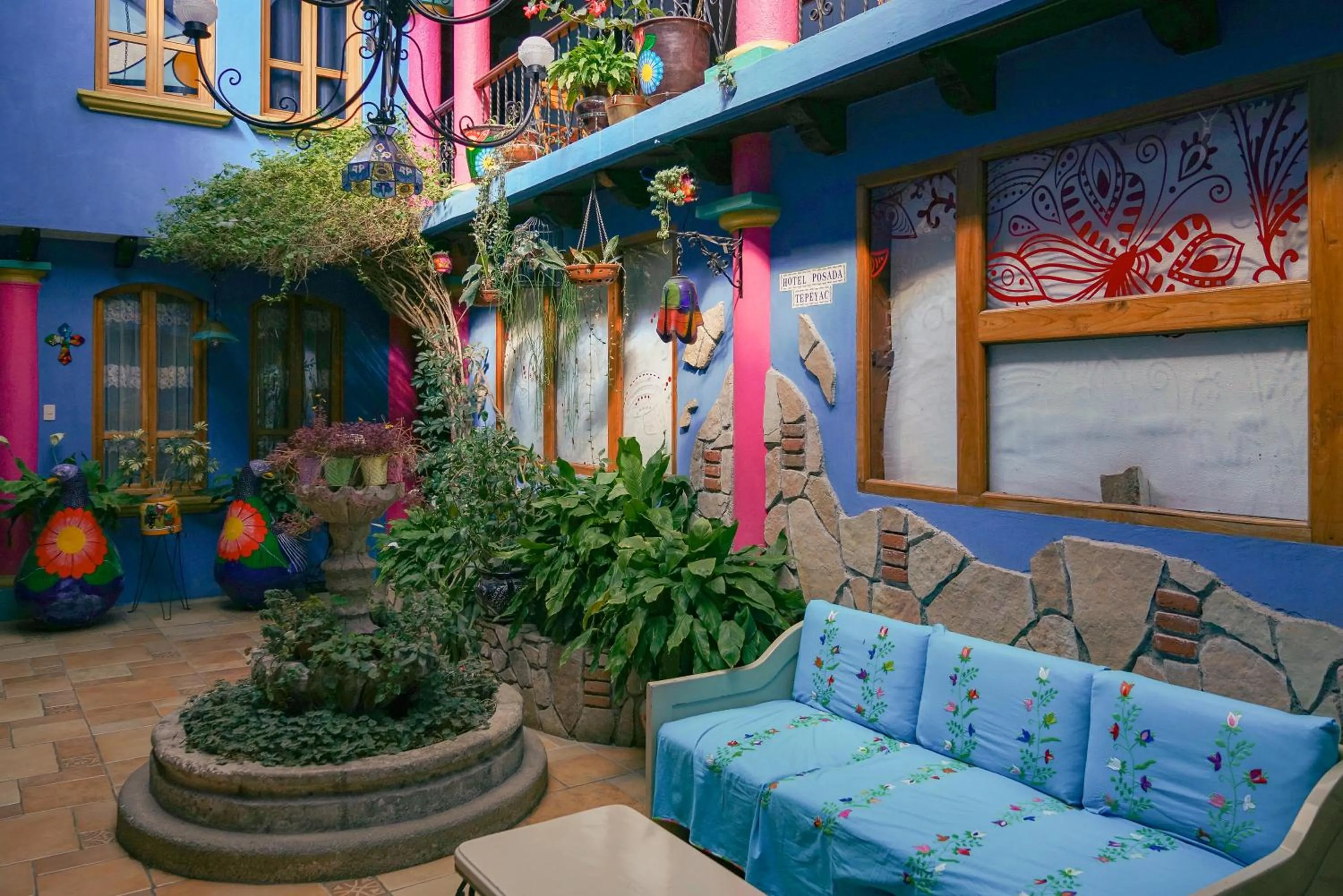 Living room in Hotel Tepeyac