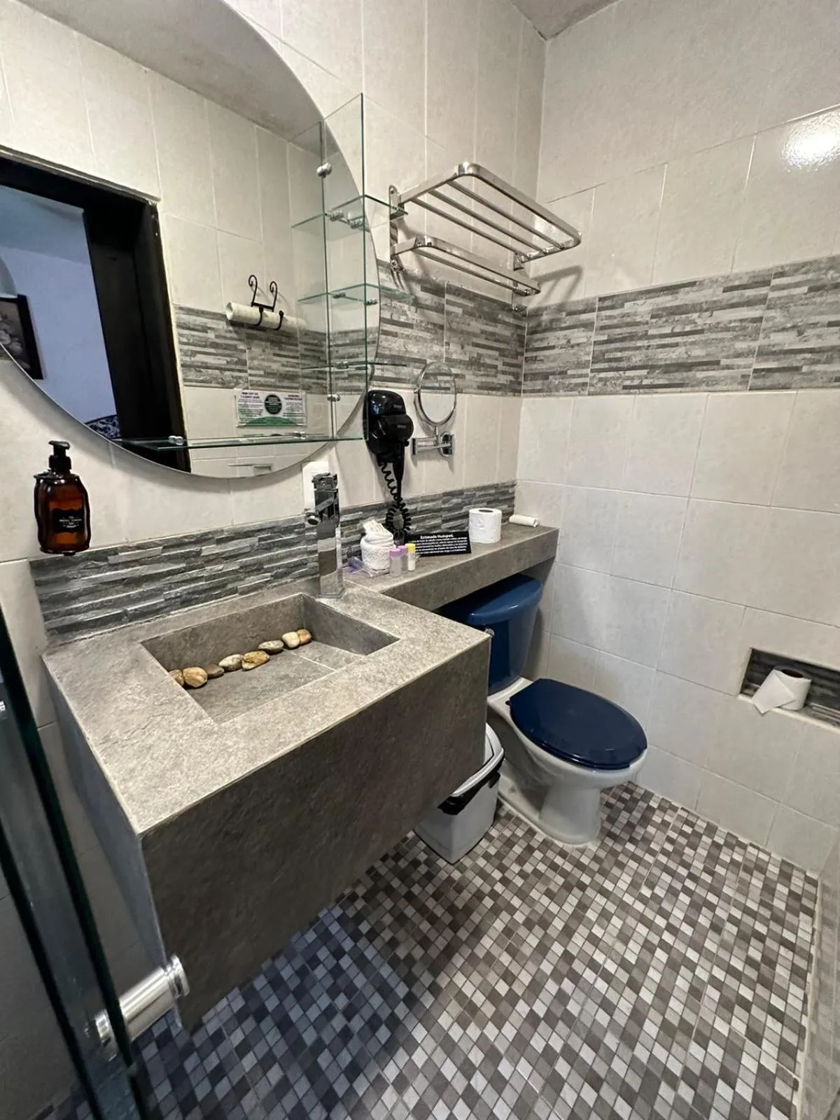 Bathroom in Hotel Tepeyac