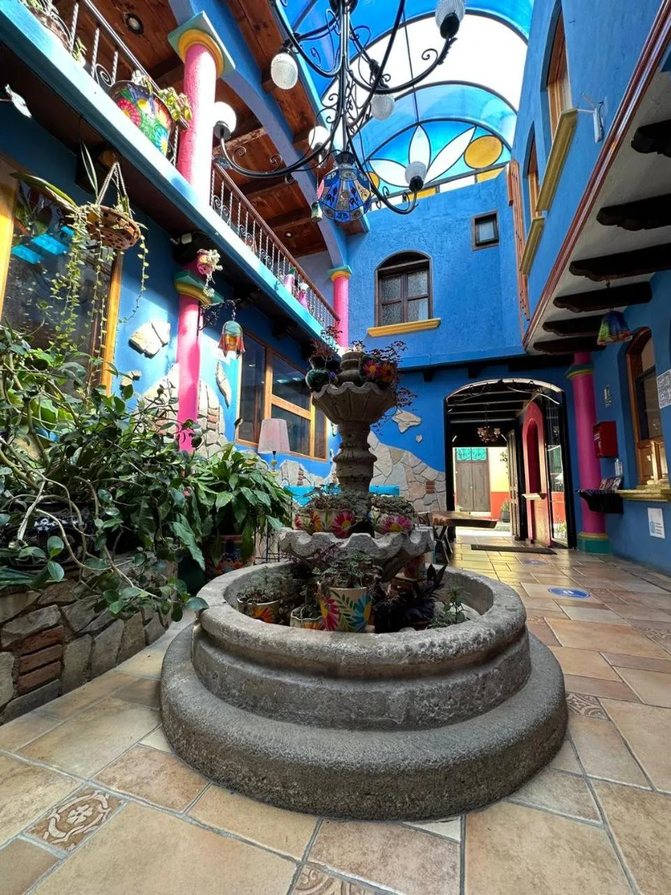 Lobby or reception in Hotel Tepeyac