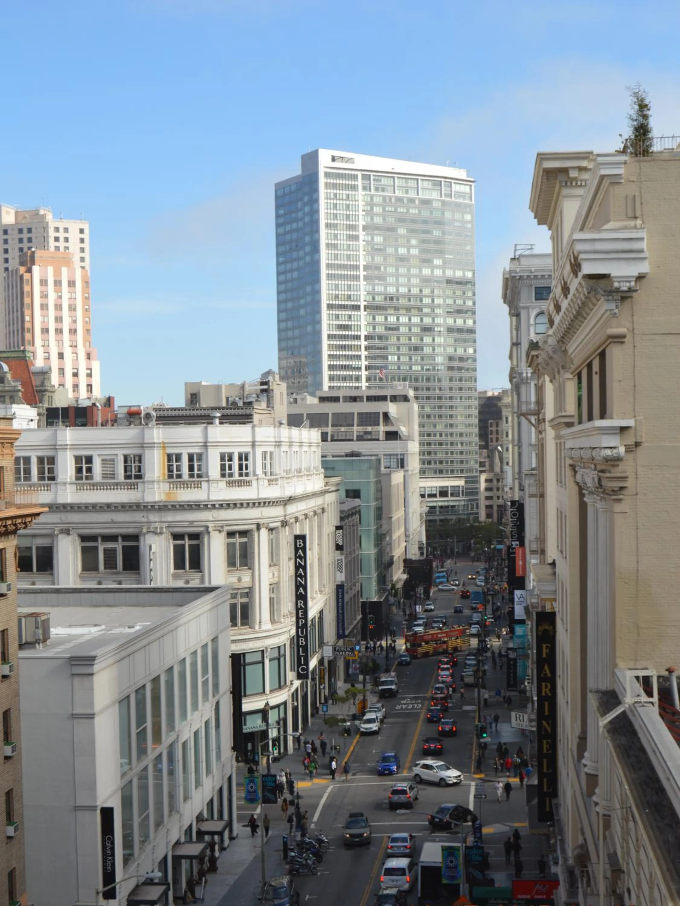 City view in SF Plaza Hotel