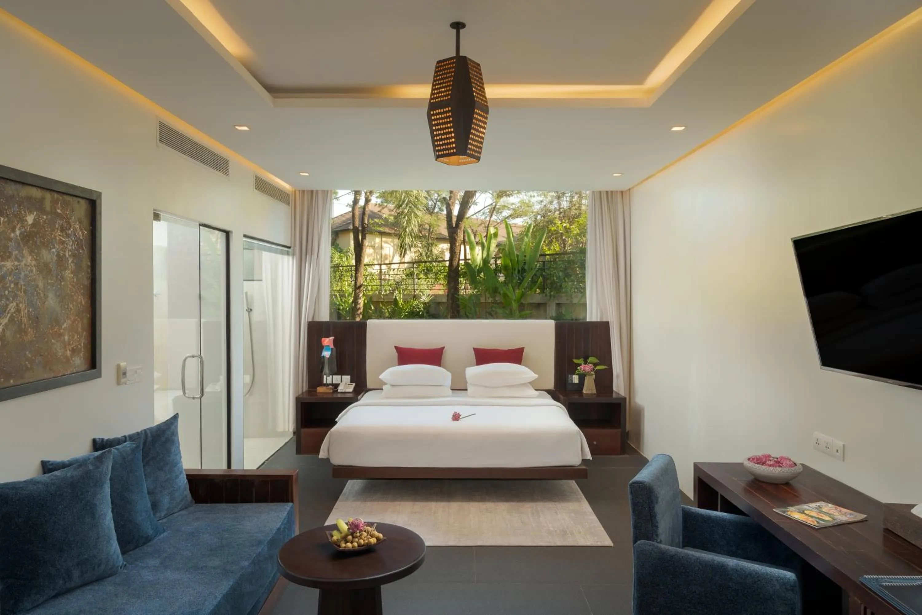 TV and multimedia, Bed in Metta Residence & Spa