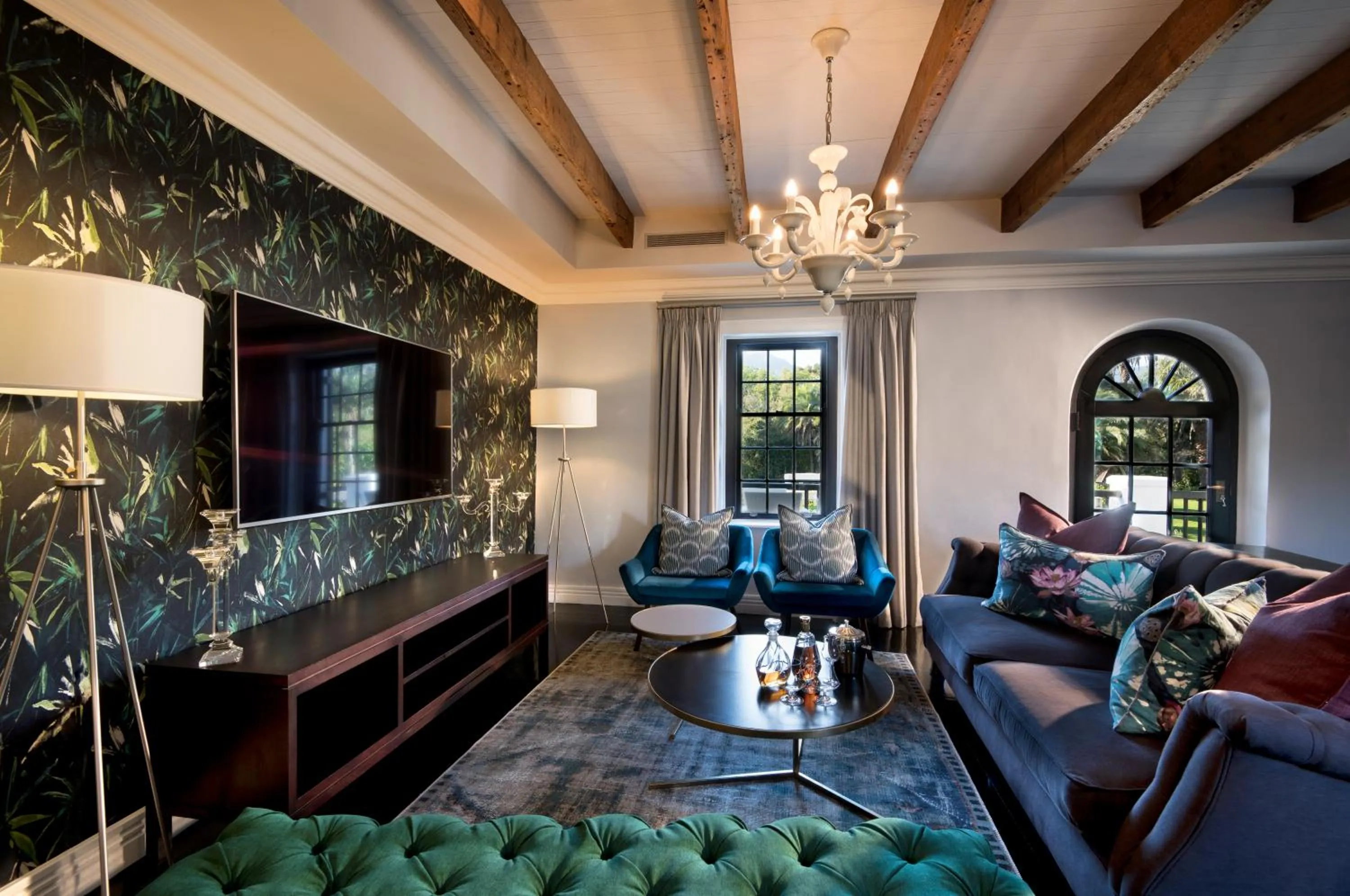 Living room in The Manor House at Fancourt