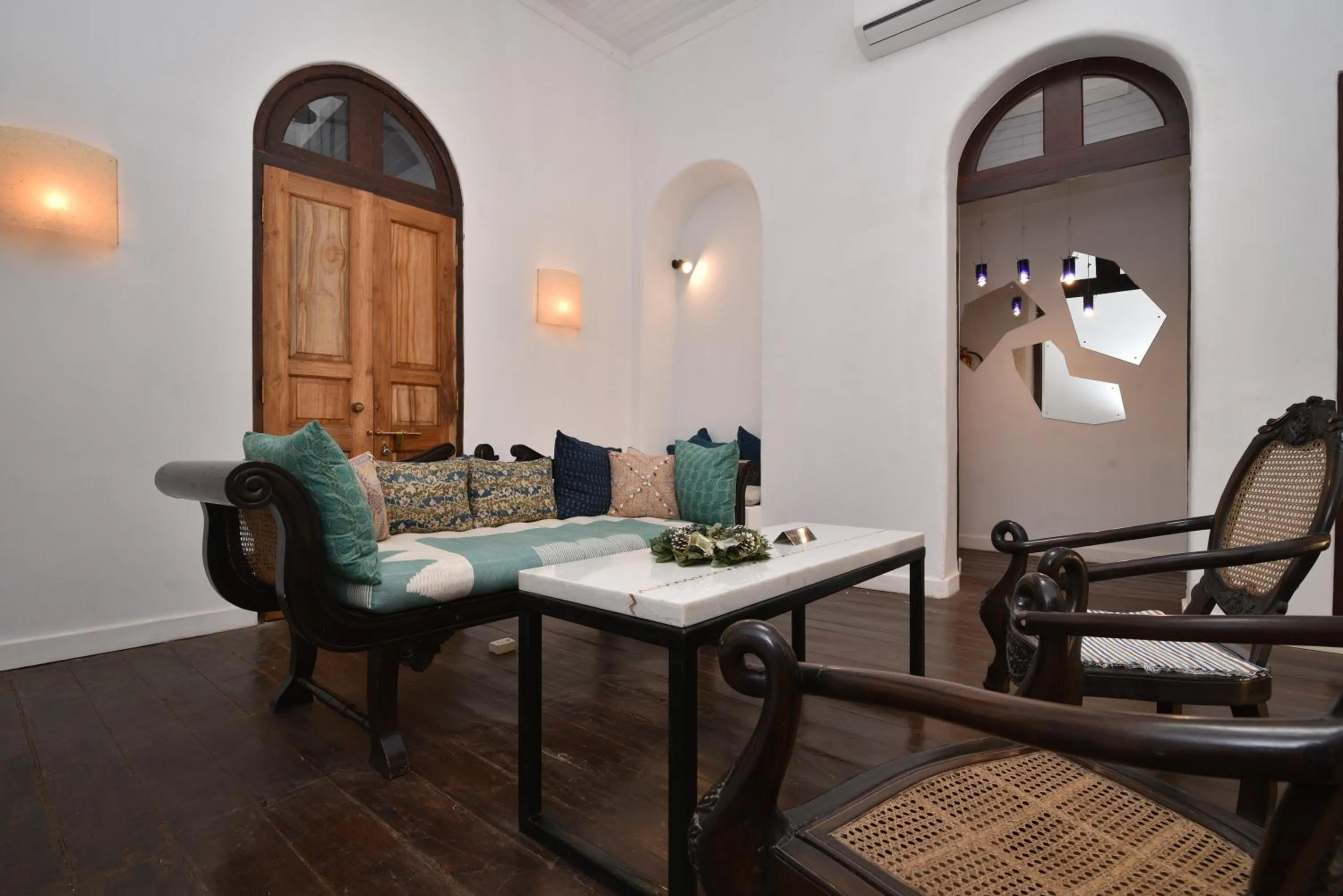 Seating area in Mateus Boutique Hotel