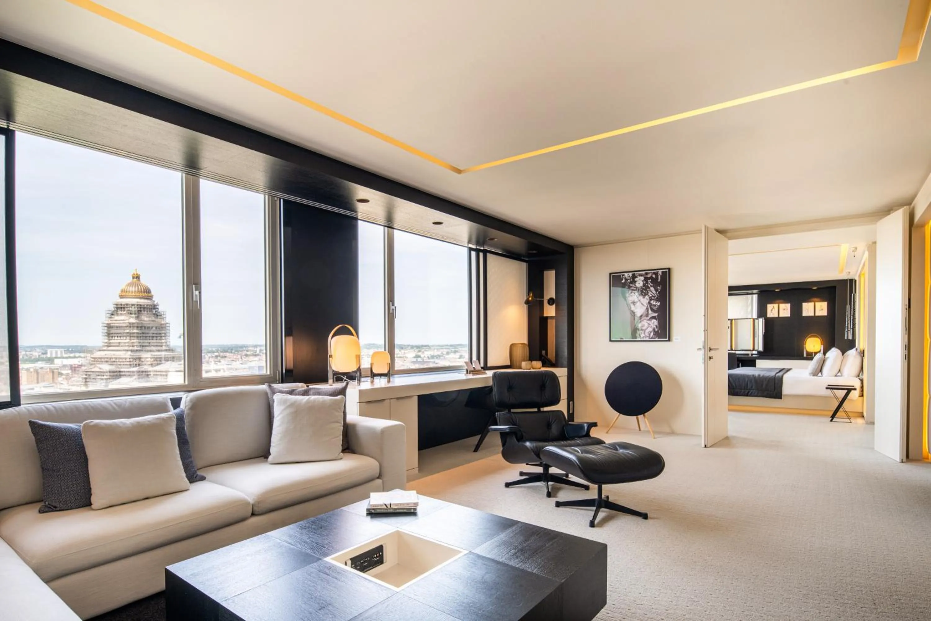 Living room in The Hotel Brussels