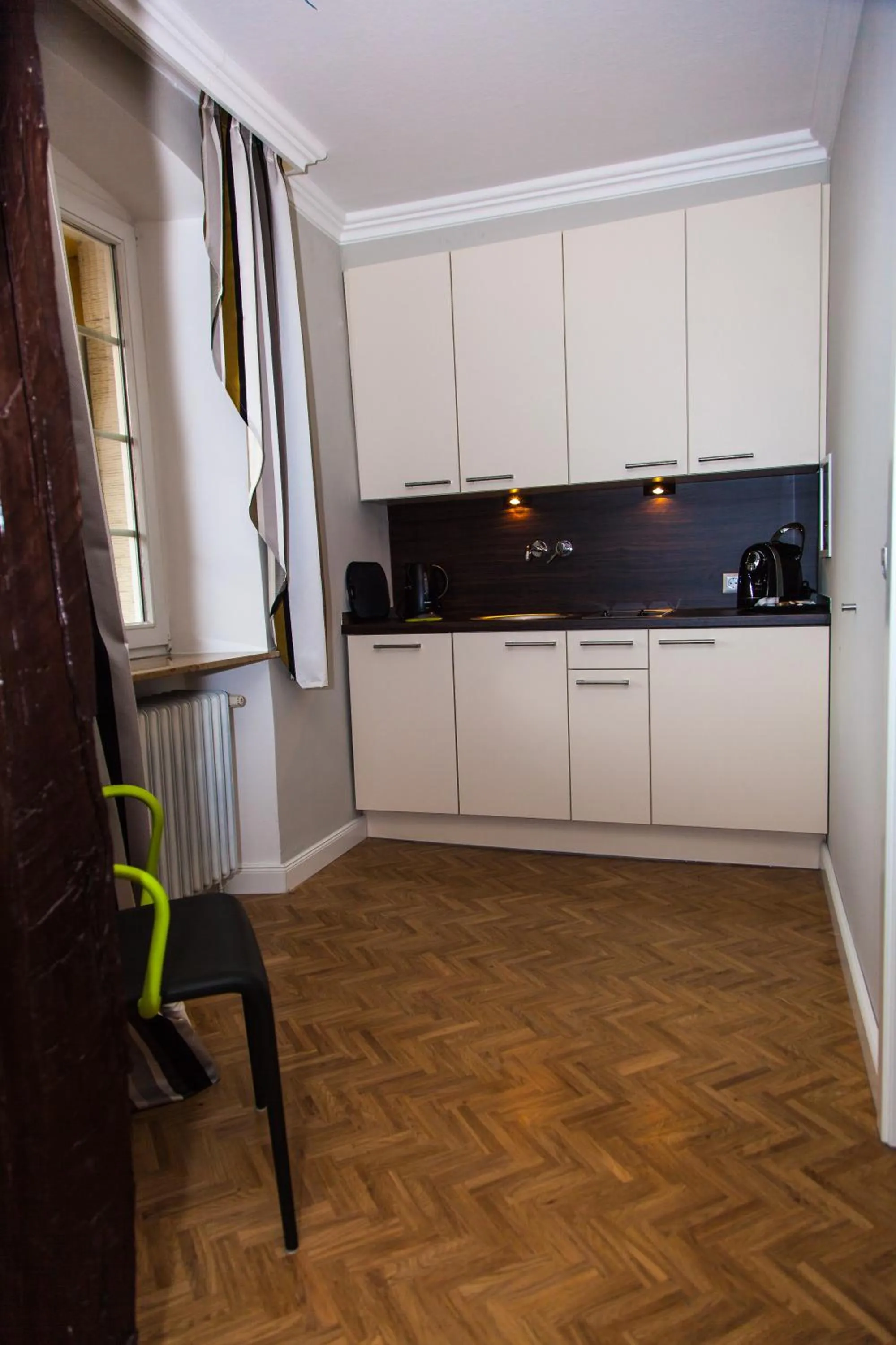 Kitchen or kitchenette in Apart-Hotel Heiligenthaler Hof