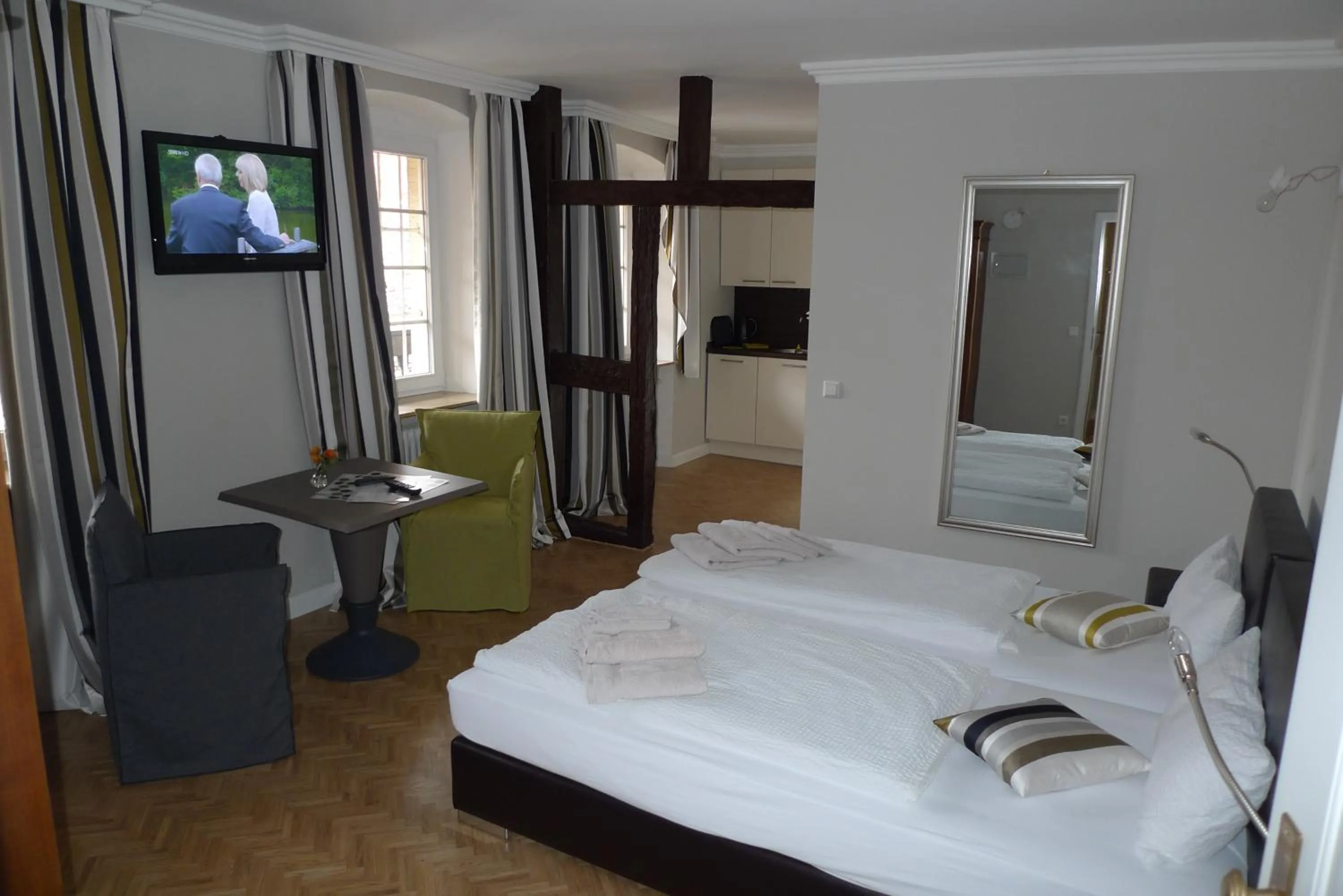 Bed in Apart-Hotel Heiligenthaler Hof