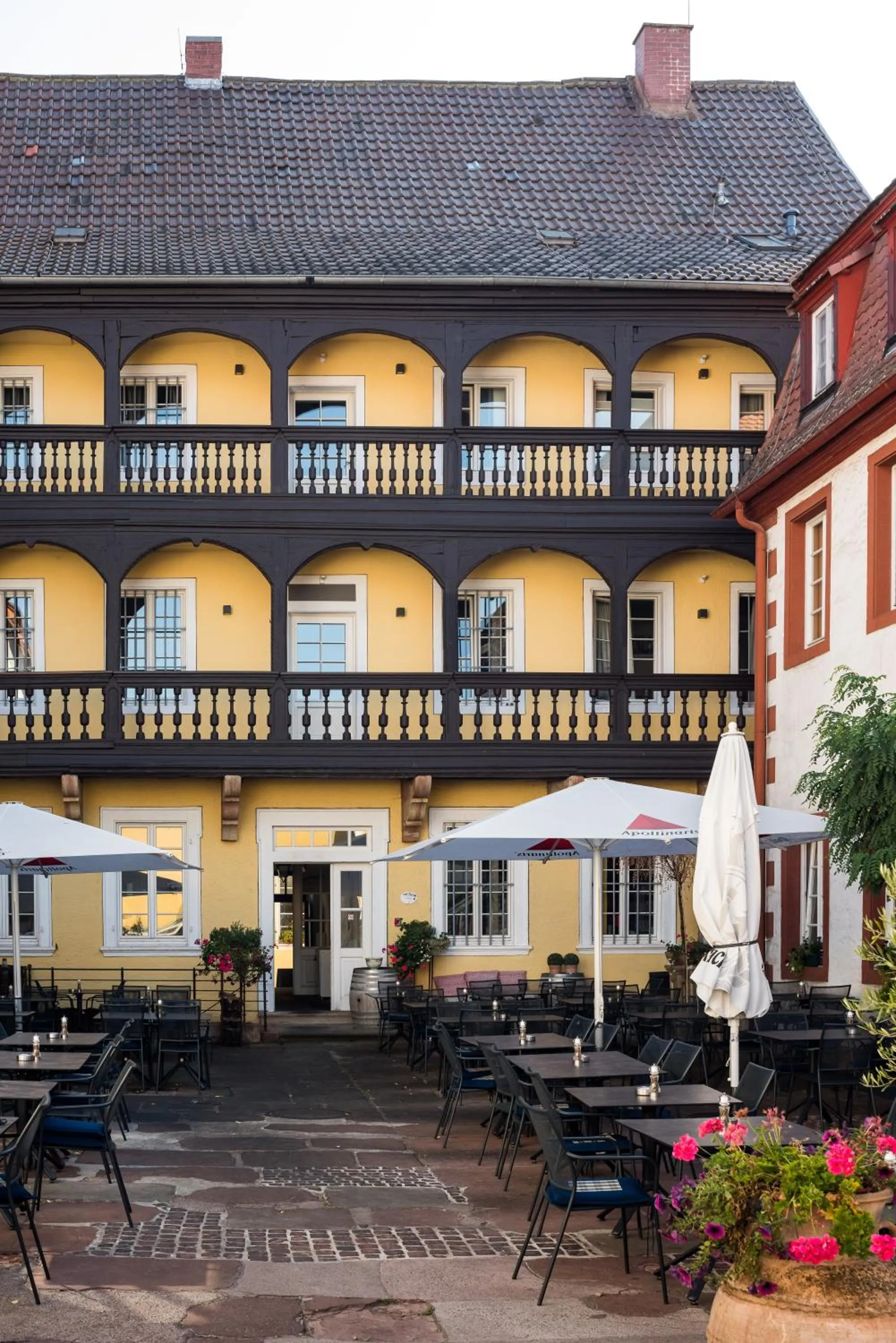 Patio in Apart-Hotel Heiligenthaler Hof