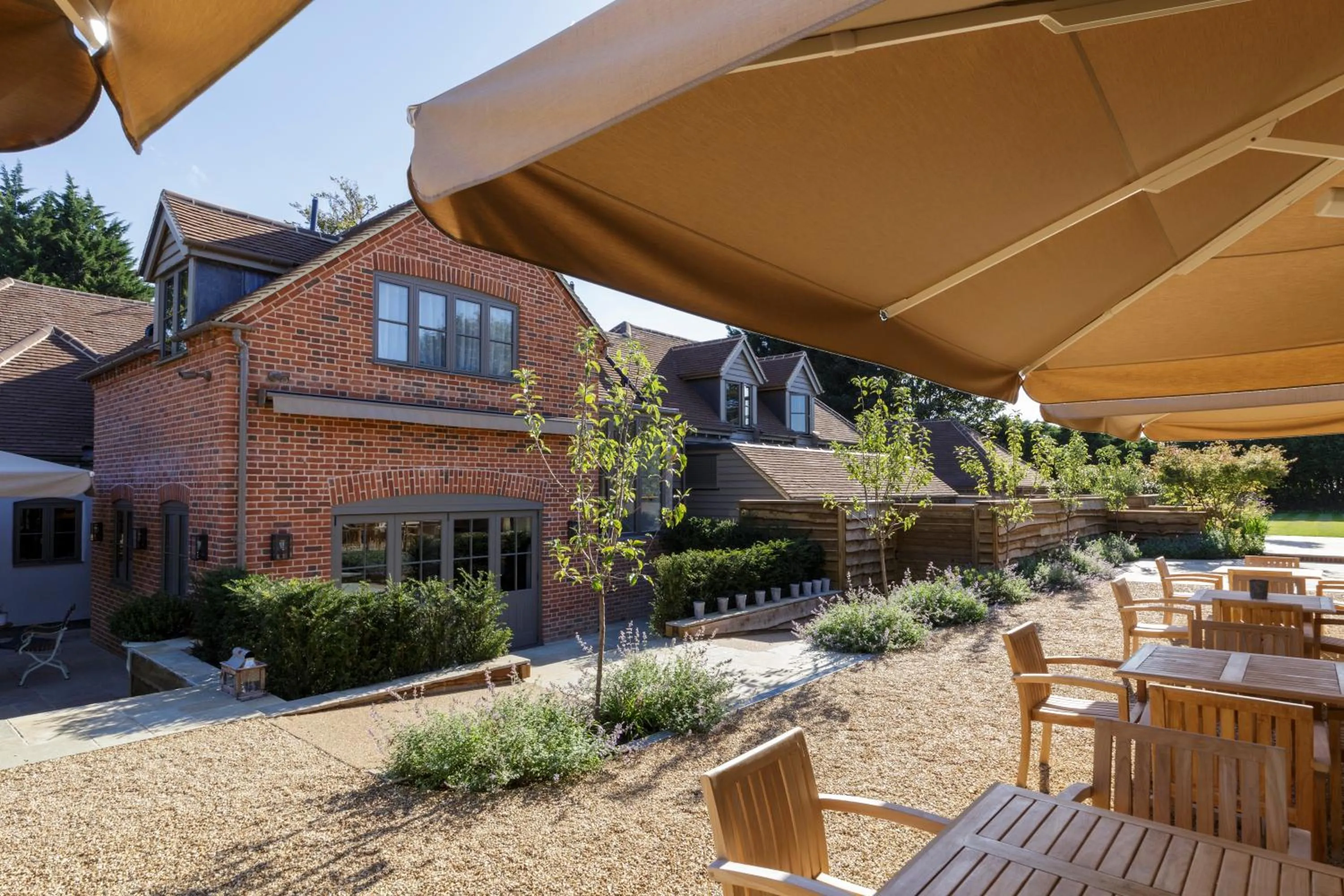 Patio in Hurley House Hotel