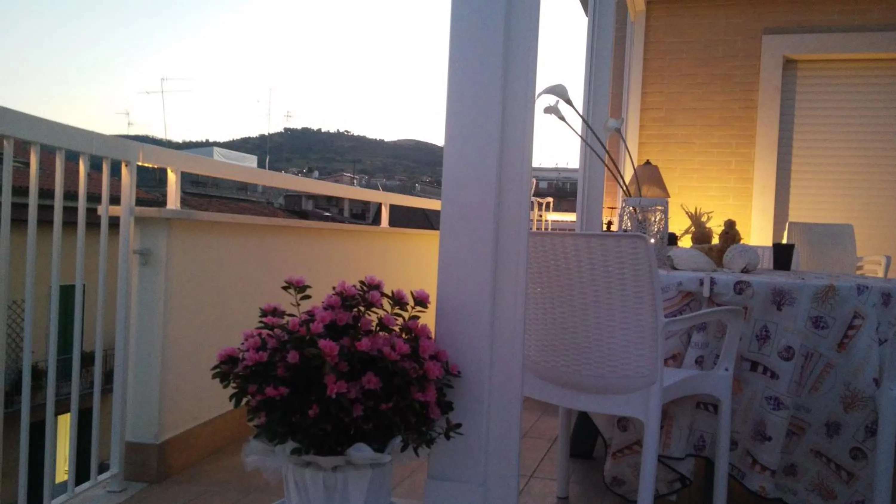 Balcony/Terrace in L'ATTICO Bed & Breakfast