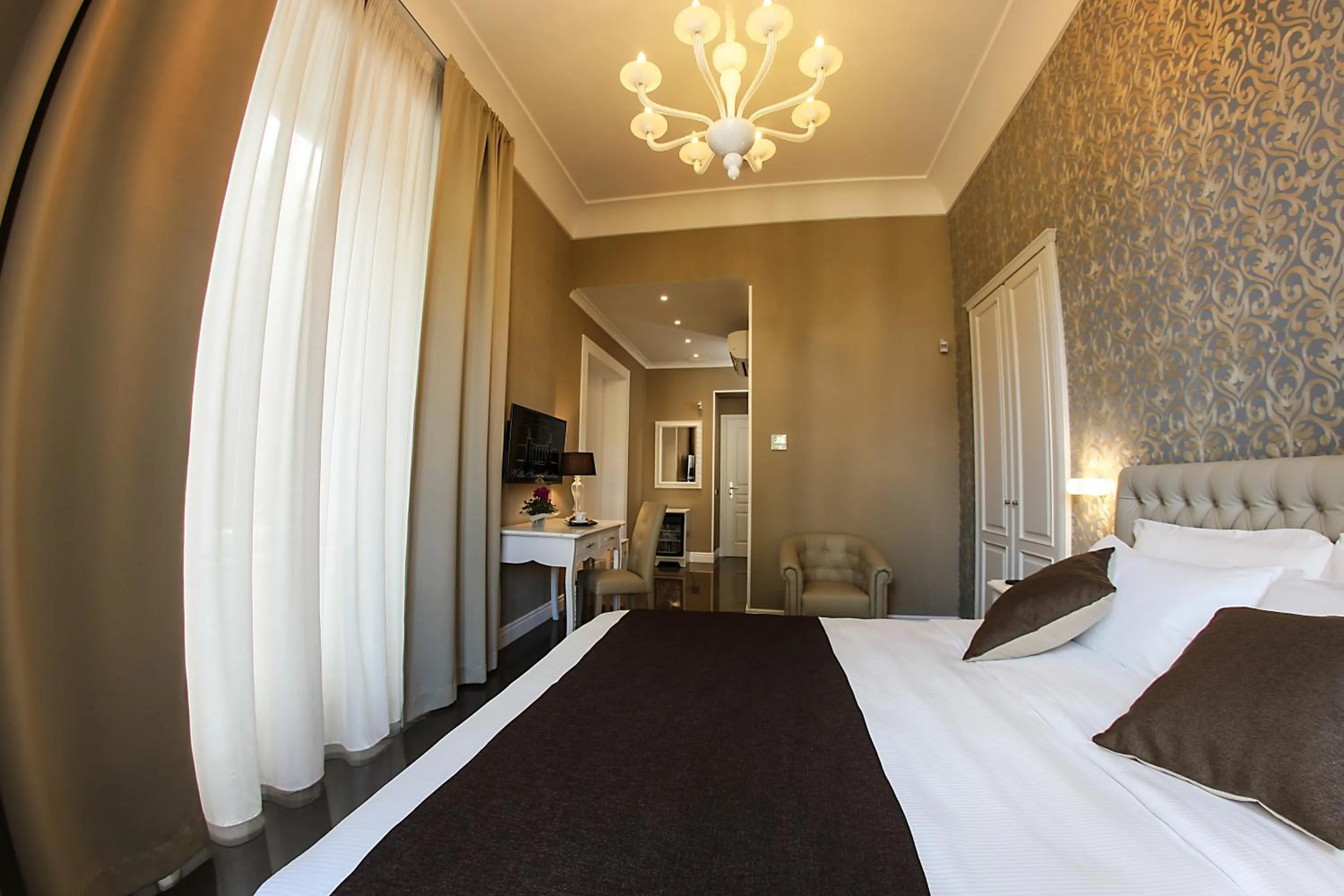 Bedroom, Bed in Villa San Martino