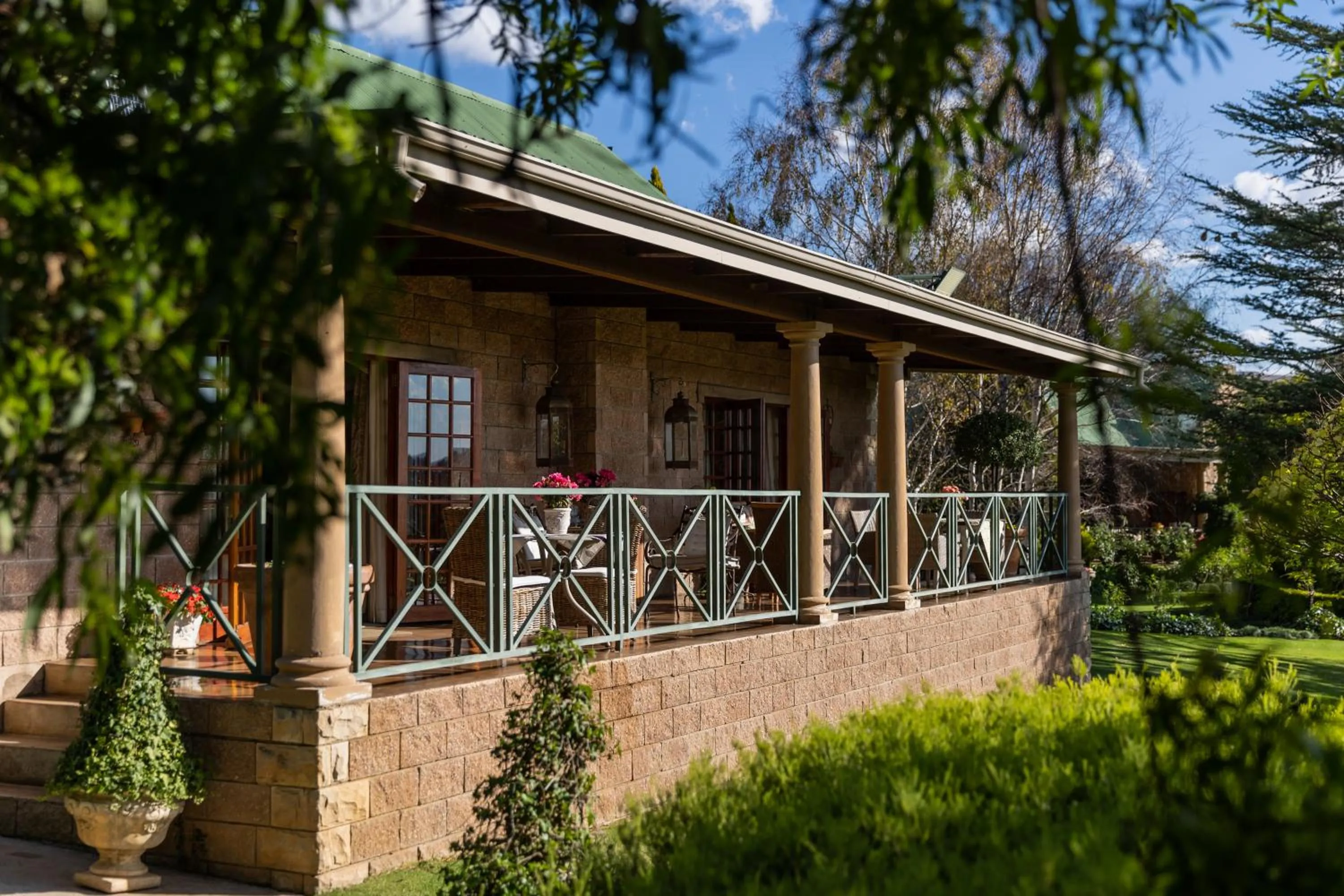 Balcony/Terrace in Andes Clarens Guesthouse