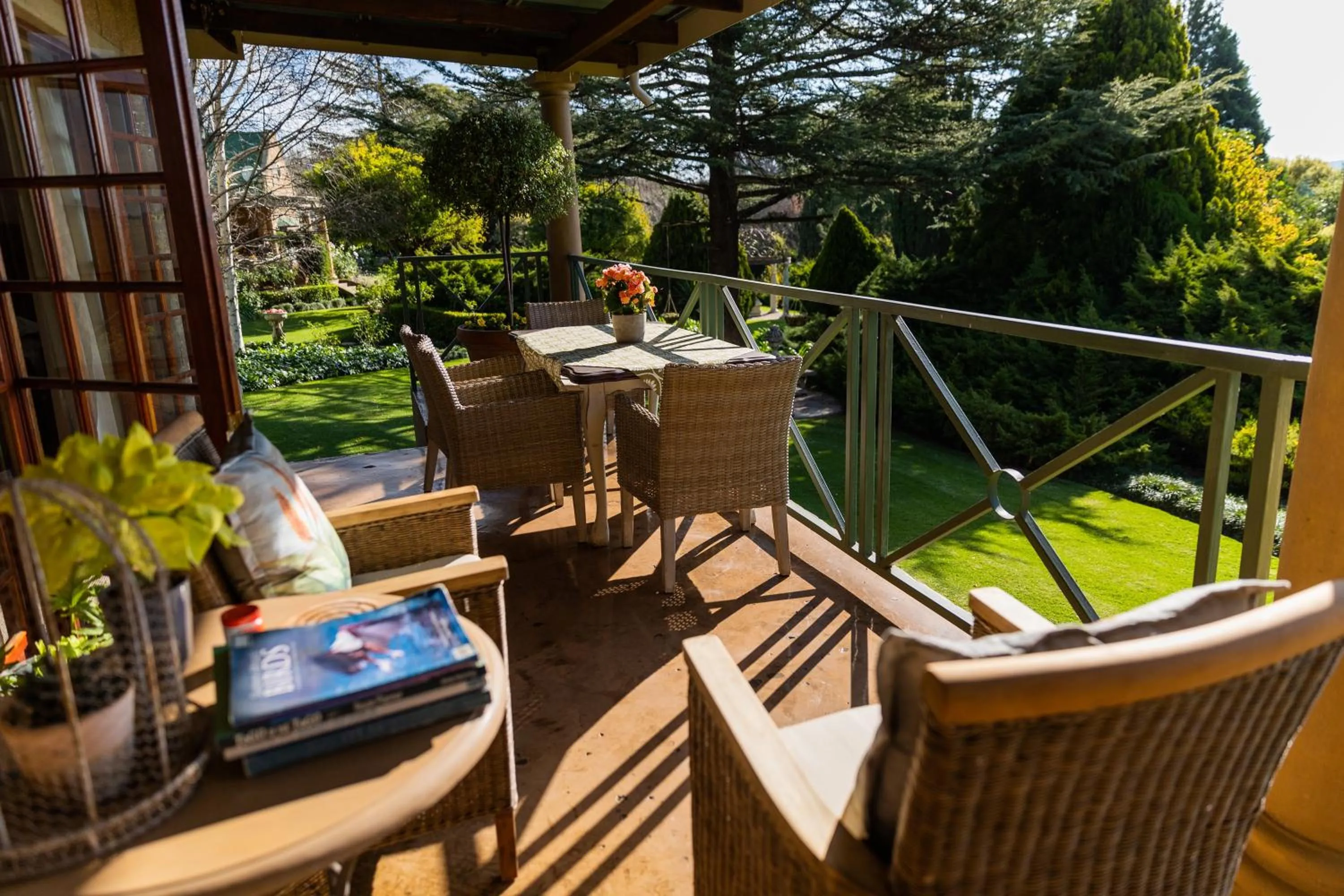 Patio in Andes Clarens Guesthouse