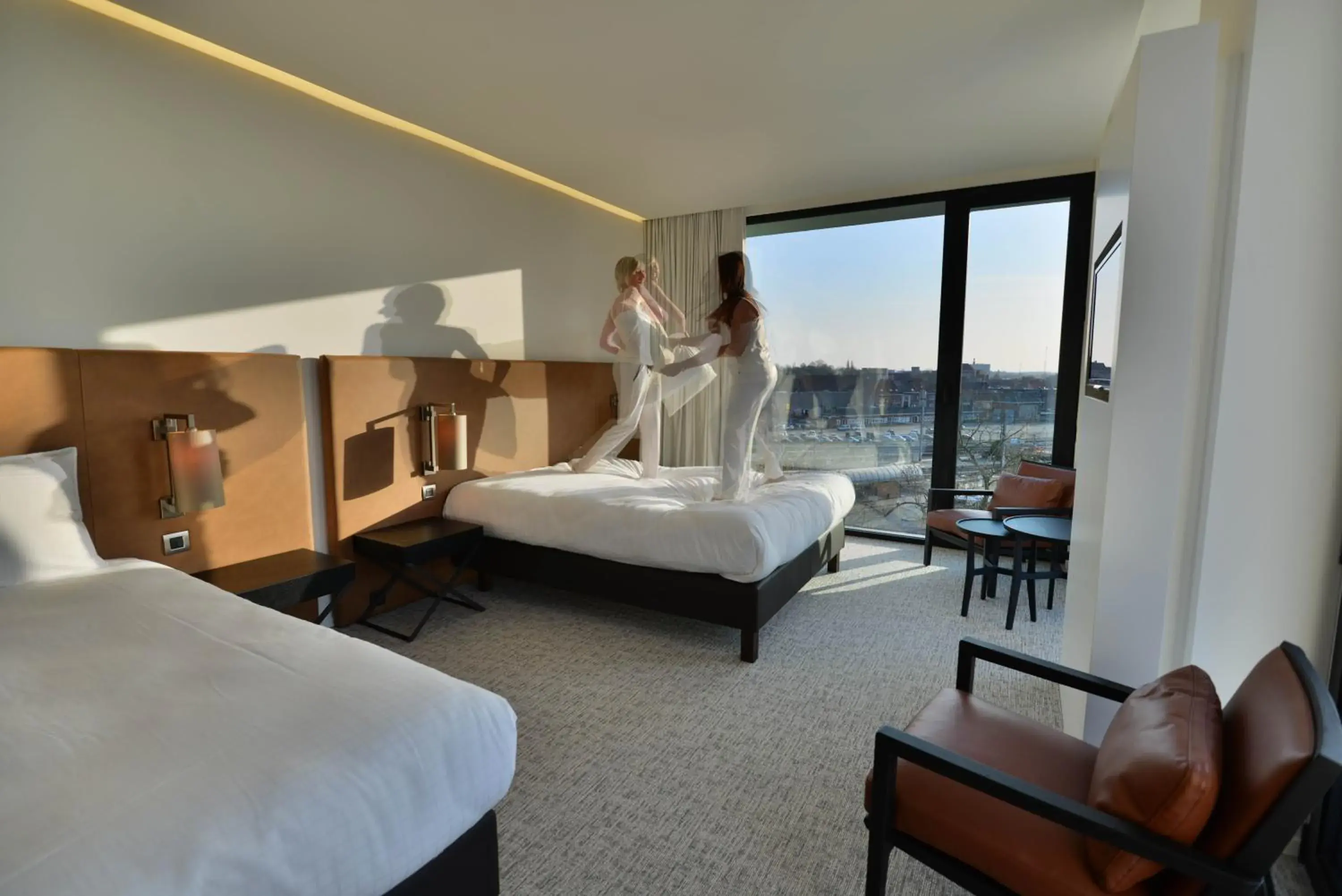 Family Room (2 Adults + 2 Children) in Parkhotel Kortrijk Family Room (2 Adults + 2 Children) in Parkhotel Kortrijk