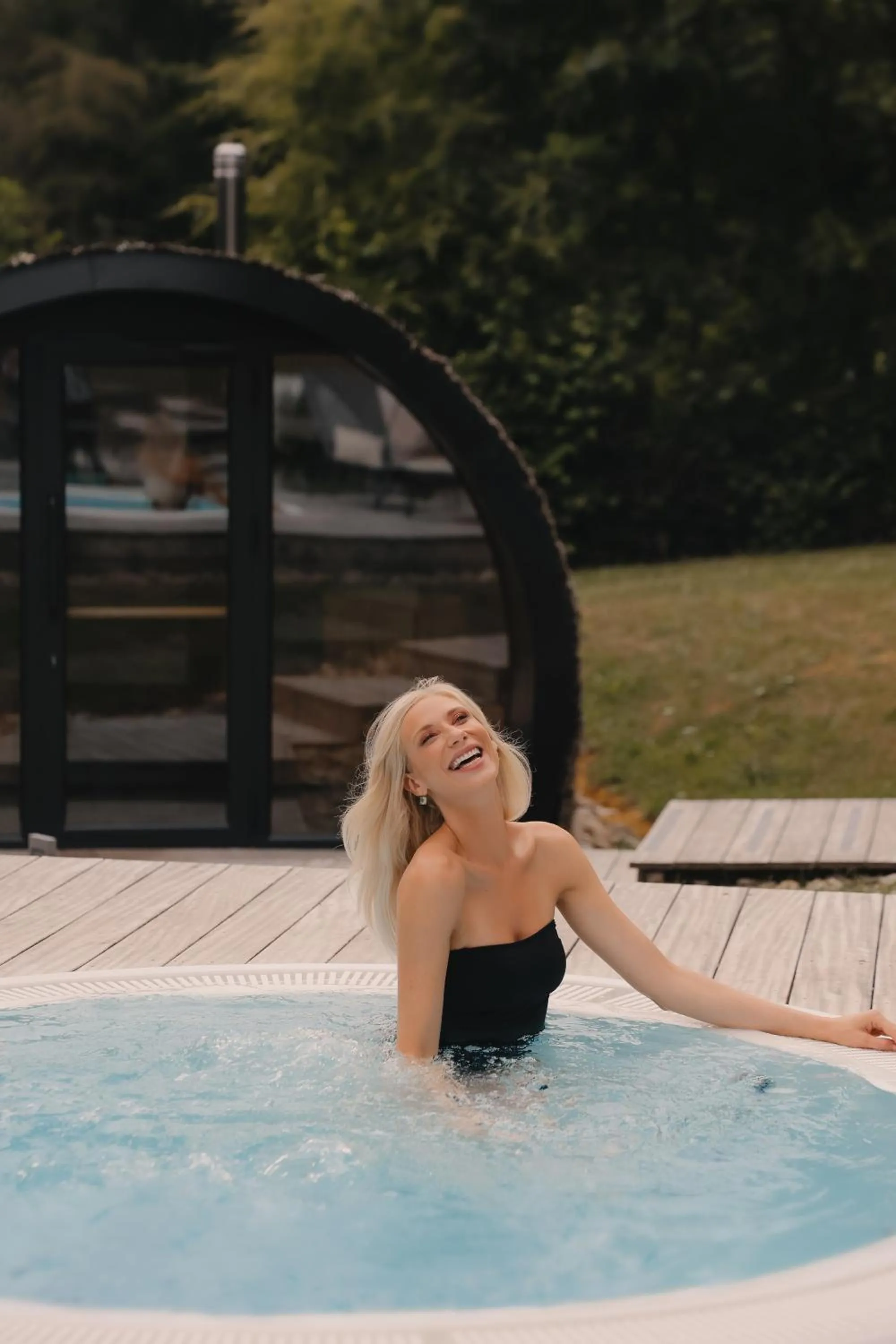 Hot Tub in Domaine Des Hautes Fagnes