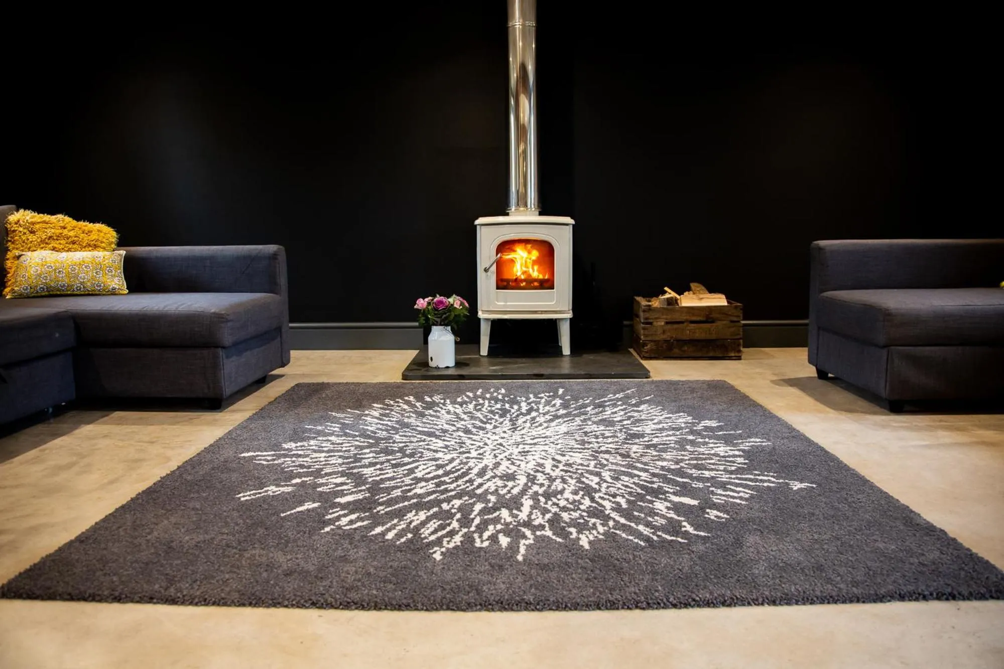Living room in Llan-Y-Coed Farm Stay