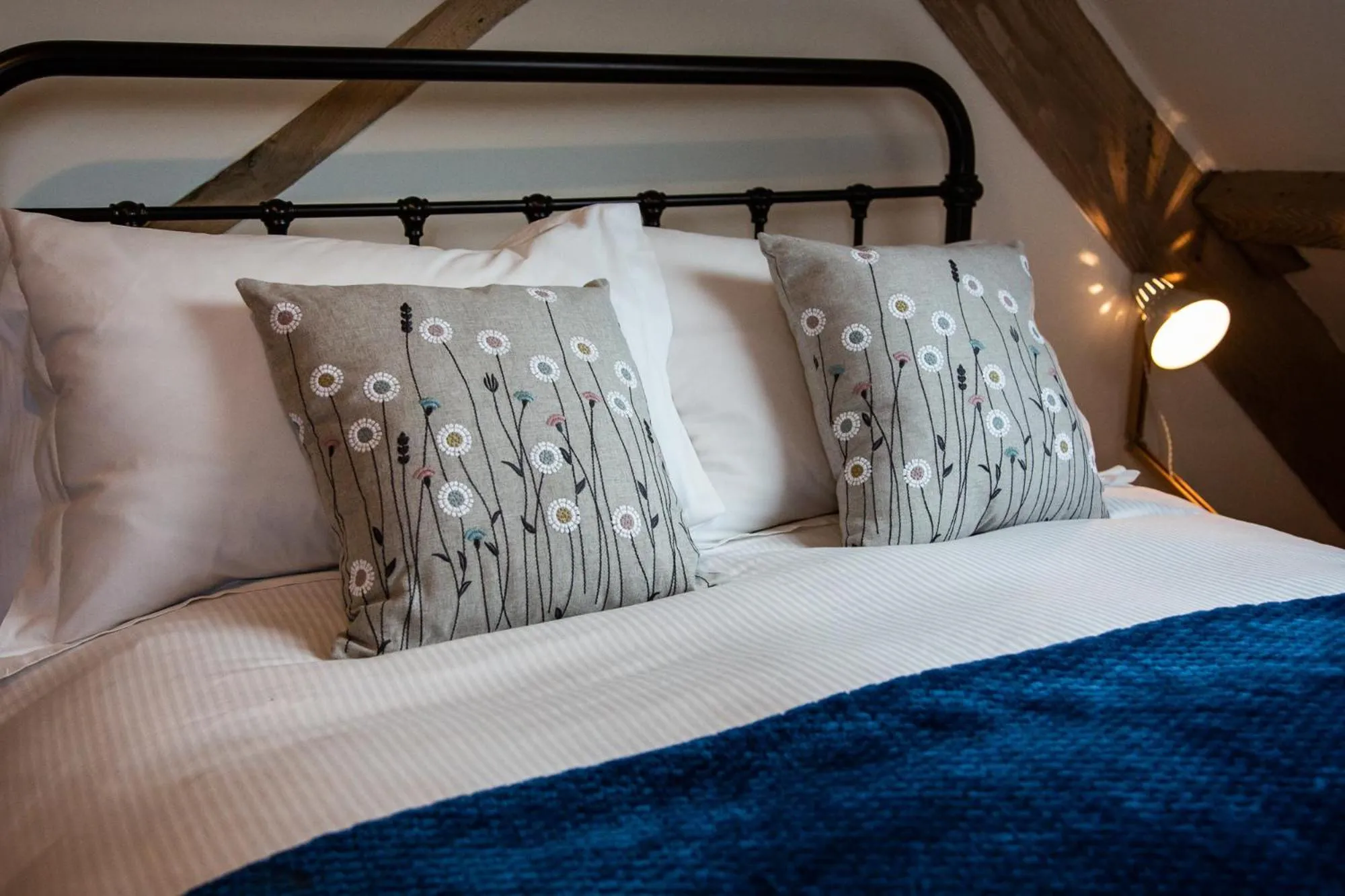 Bed in Llan-Y-Coed Farm Stay