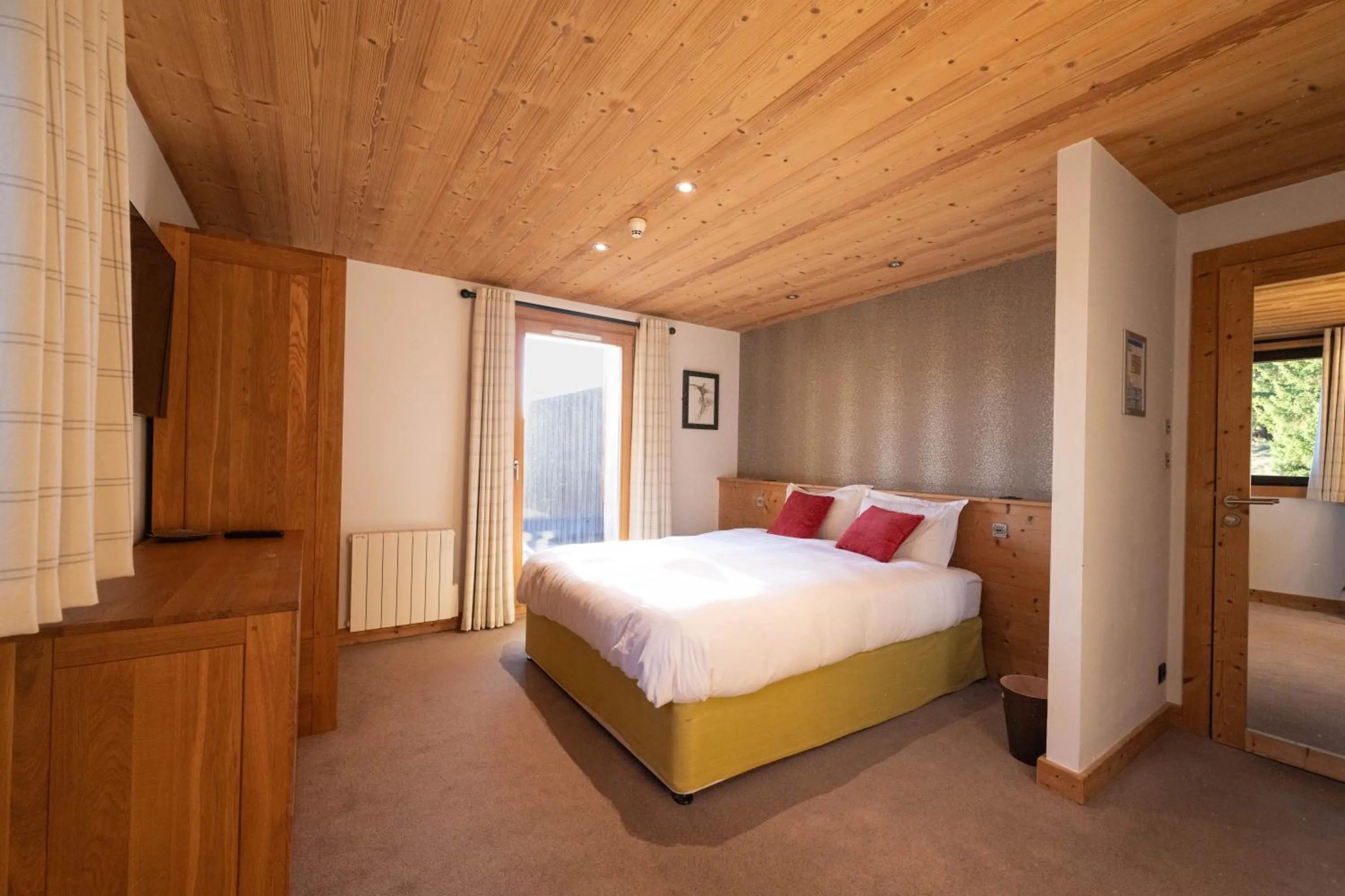 Balcony/Terrace, Bed in Le Flocon d'Argent