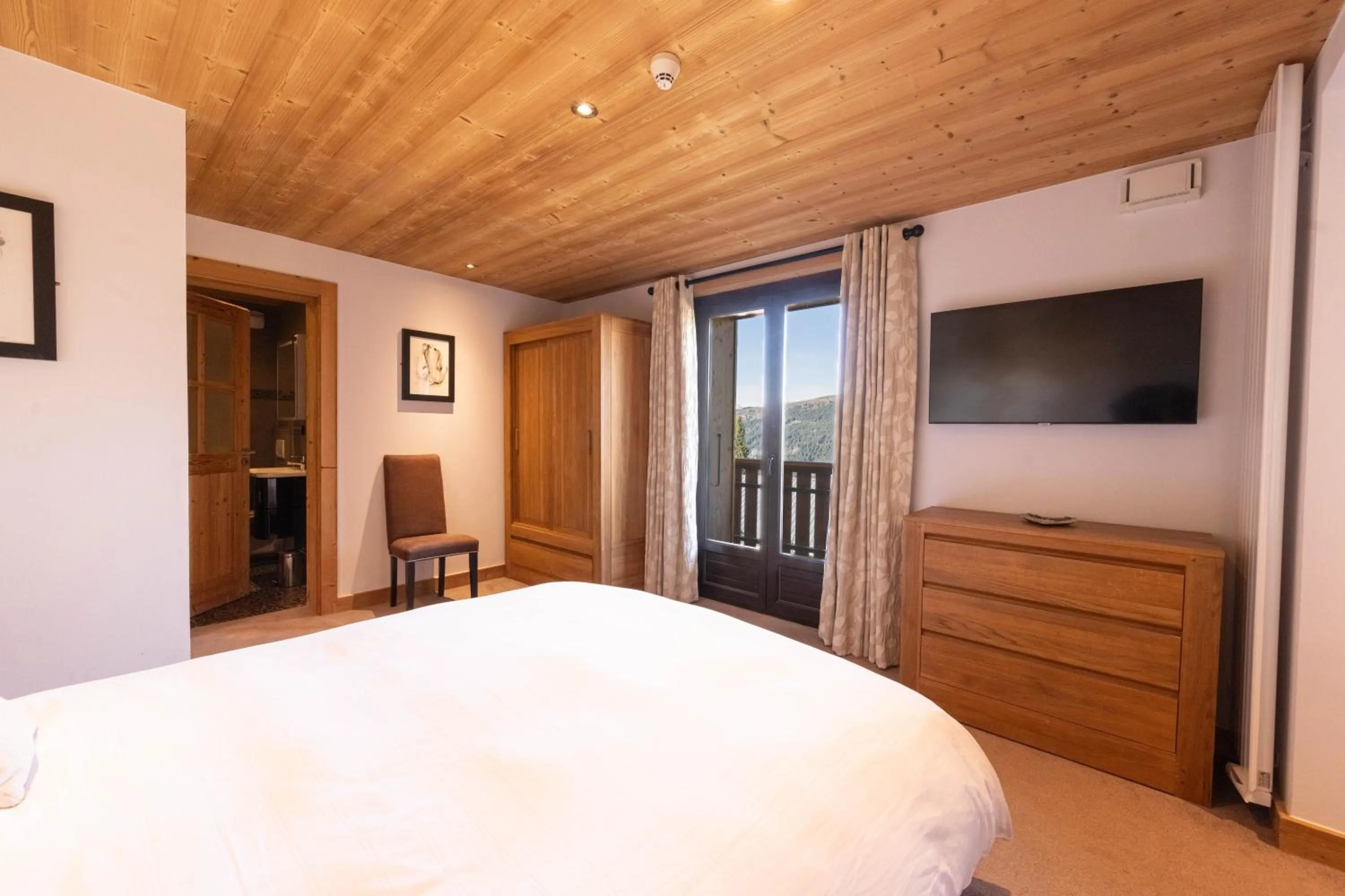 Balcony/Terrace, Bed in Le Flocon d'Argent