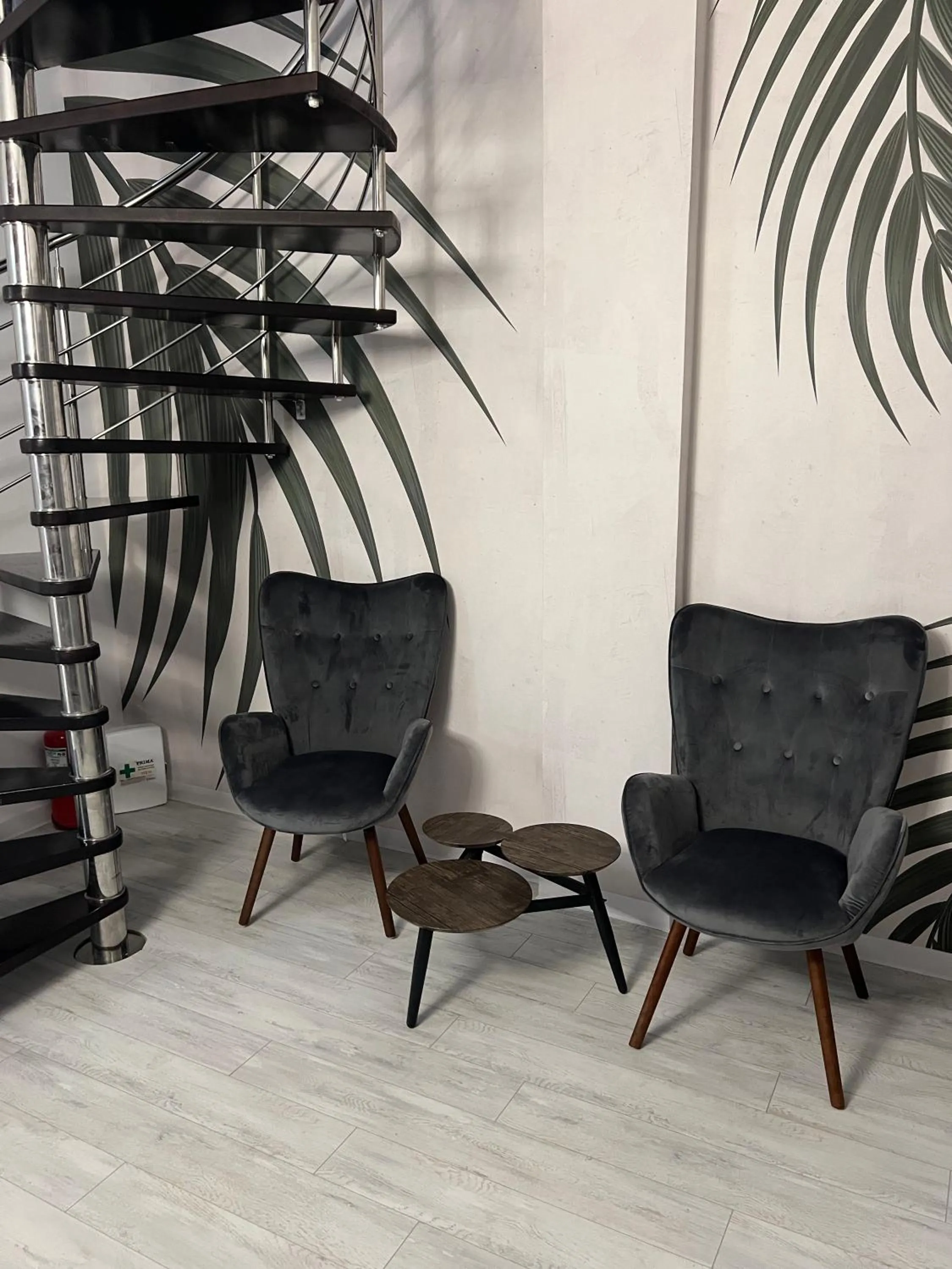 Seating area in AZZA Residence